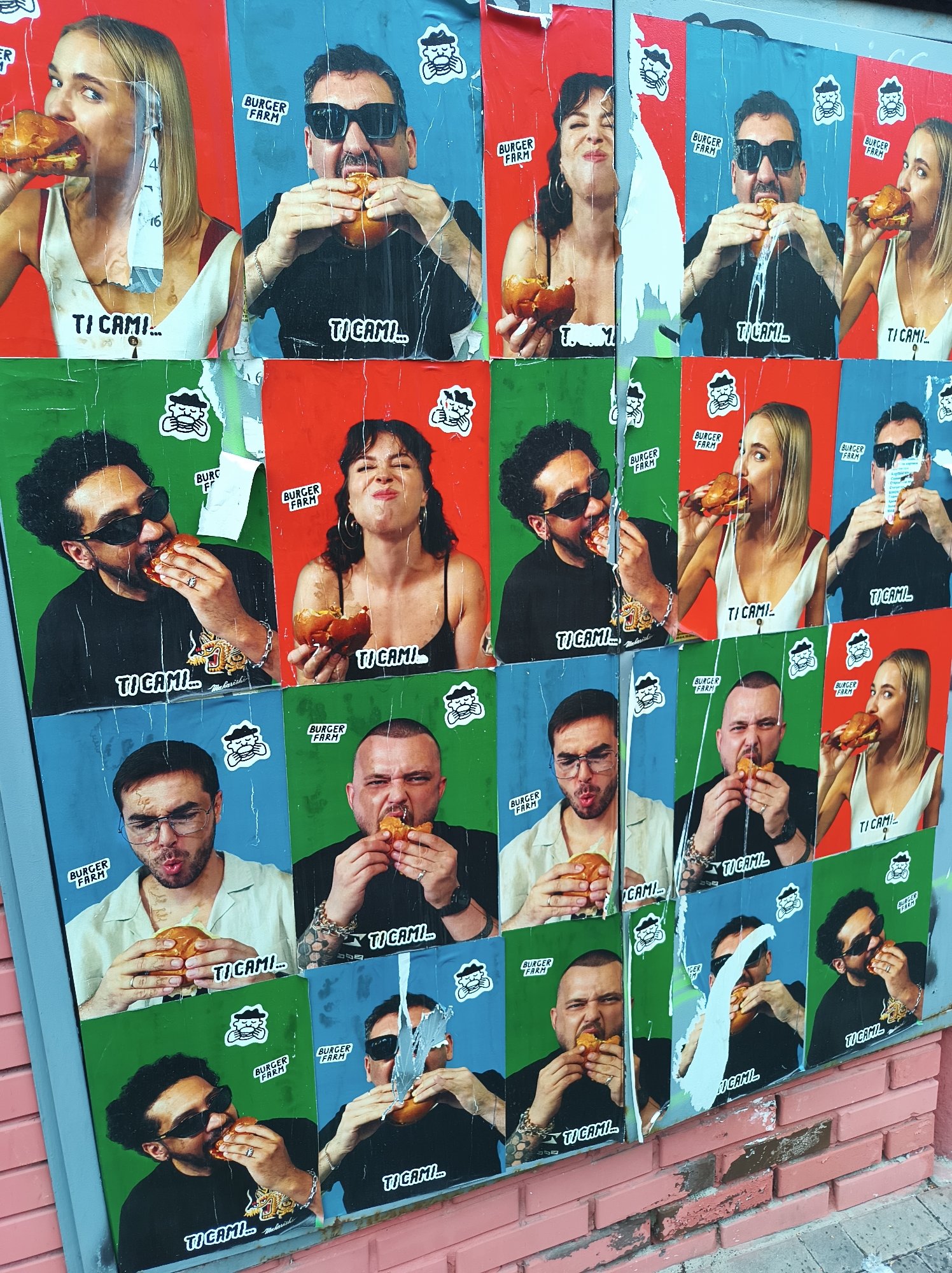 Street scenes documented in Kyiv showing advertisements and architecture