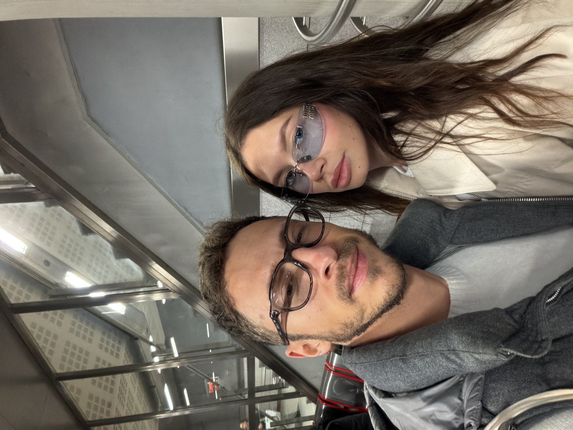 Couple Takes Indoor Selfie Together