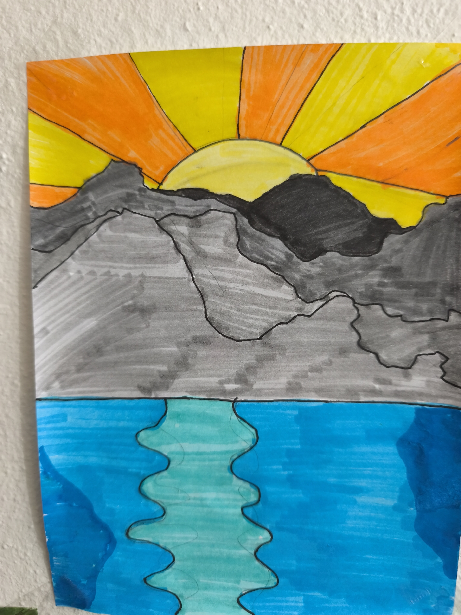Colorful drawings and paintings on display in Choceň