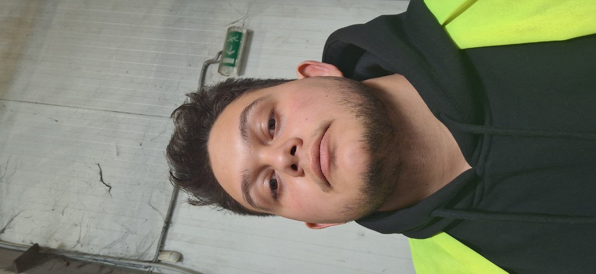 Man in black hoodie spotted in Varna industrial area
