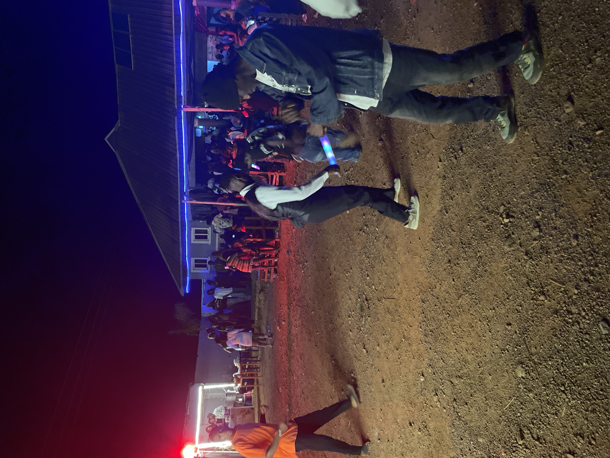 Late-night outdoor party lights up Durumi, Nigeria