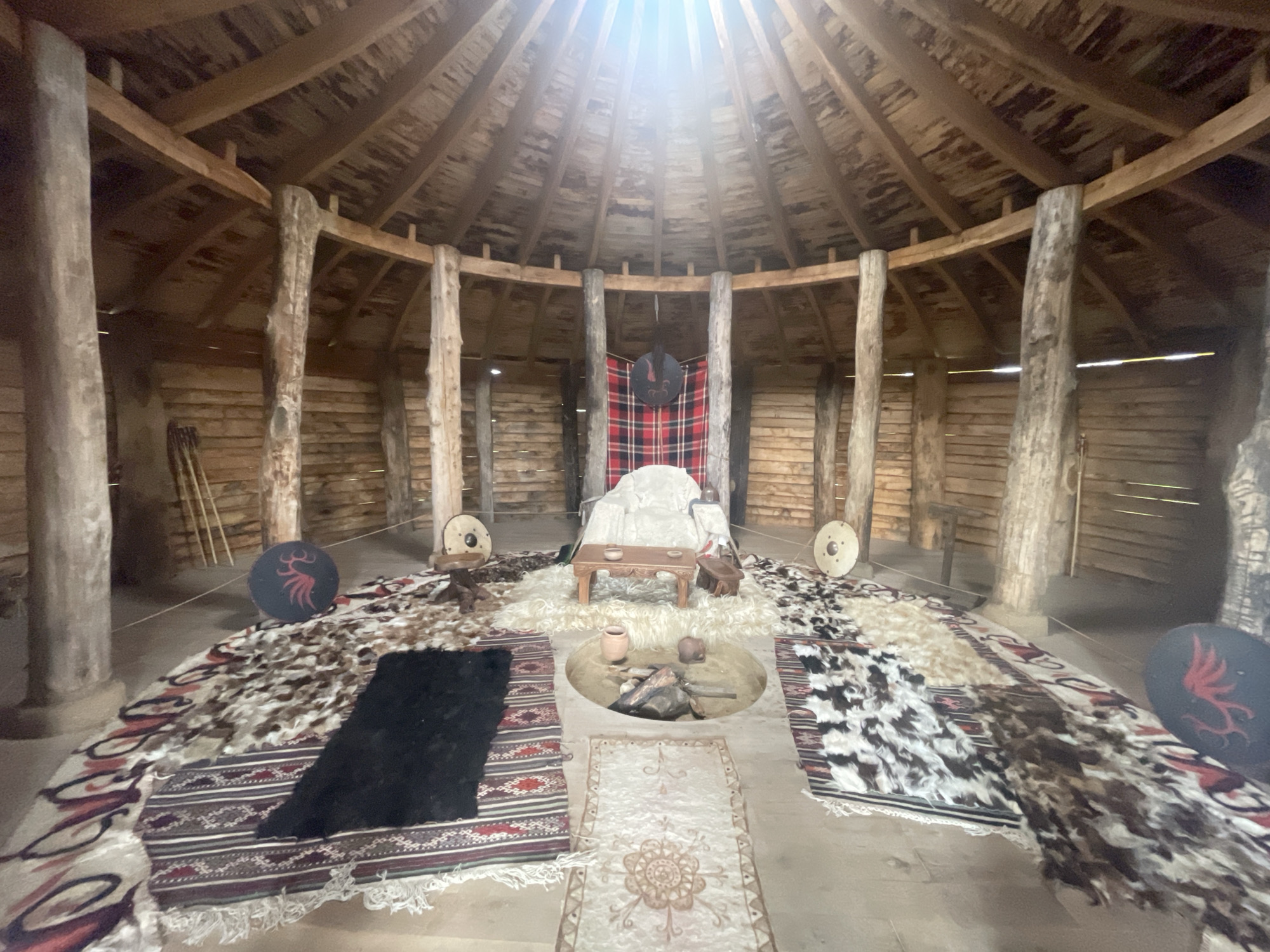 Tourist visits historical sites in Neofit Rilski, Bulgaria