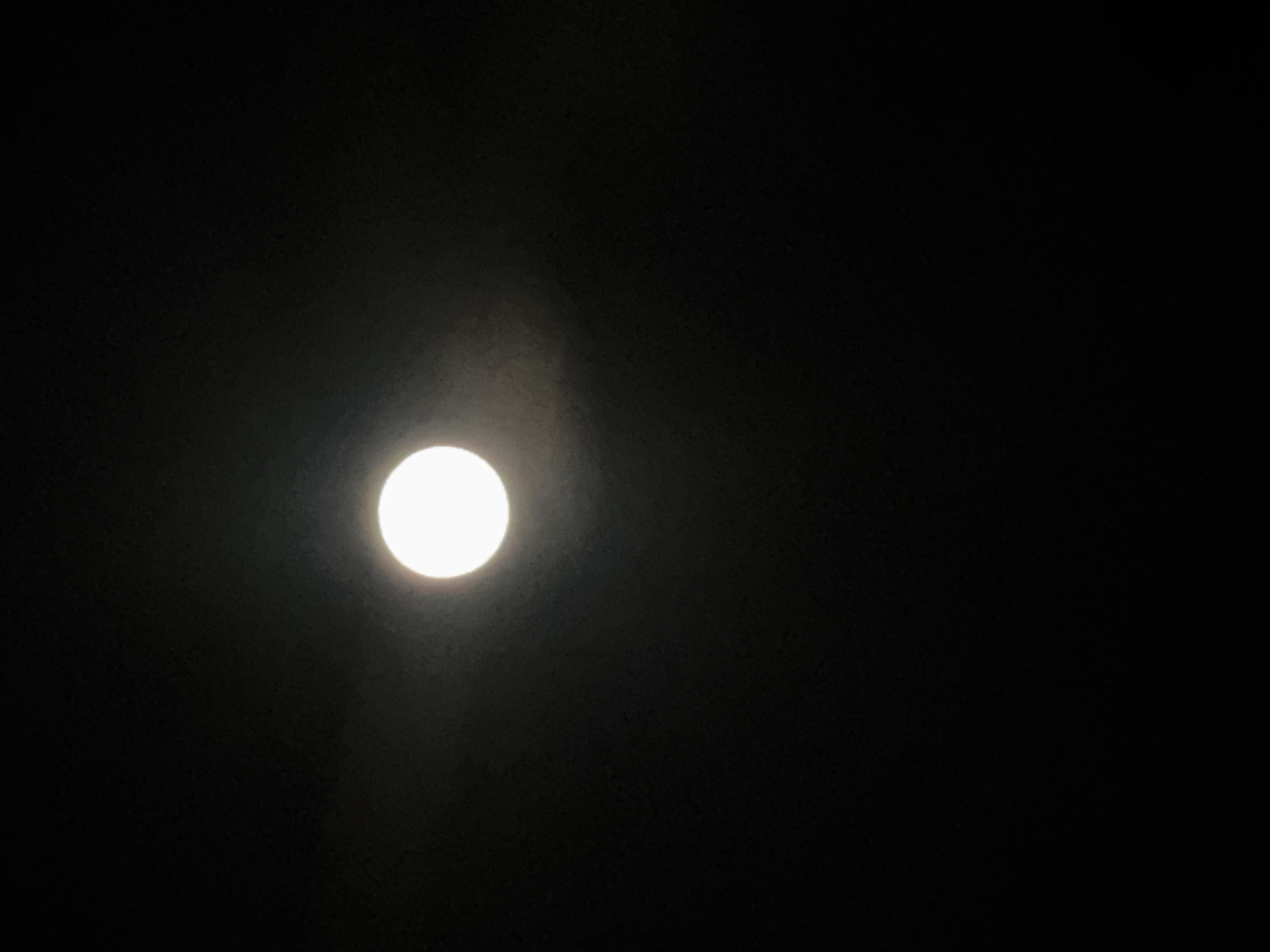 Evening moon and city lights observed across Ramat Gan