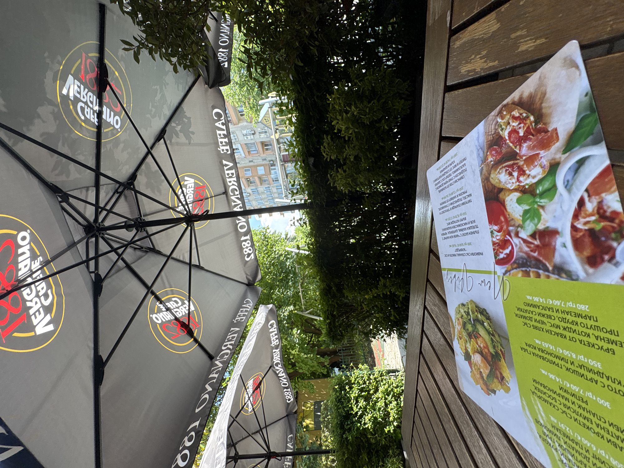 Person documents casual day around Burgas cafes and transport