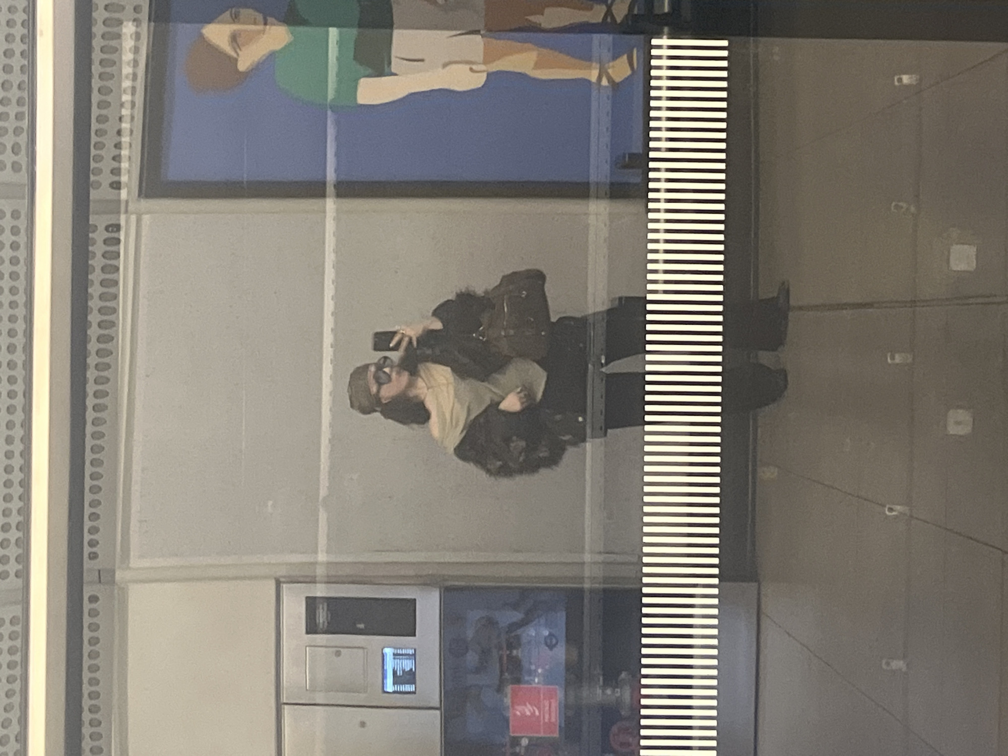 Glass panel reflections create layered visual effect in London