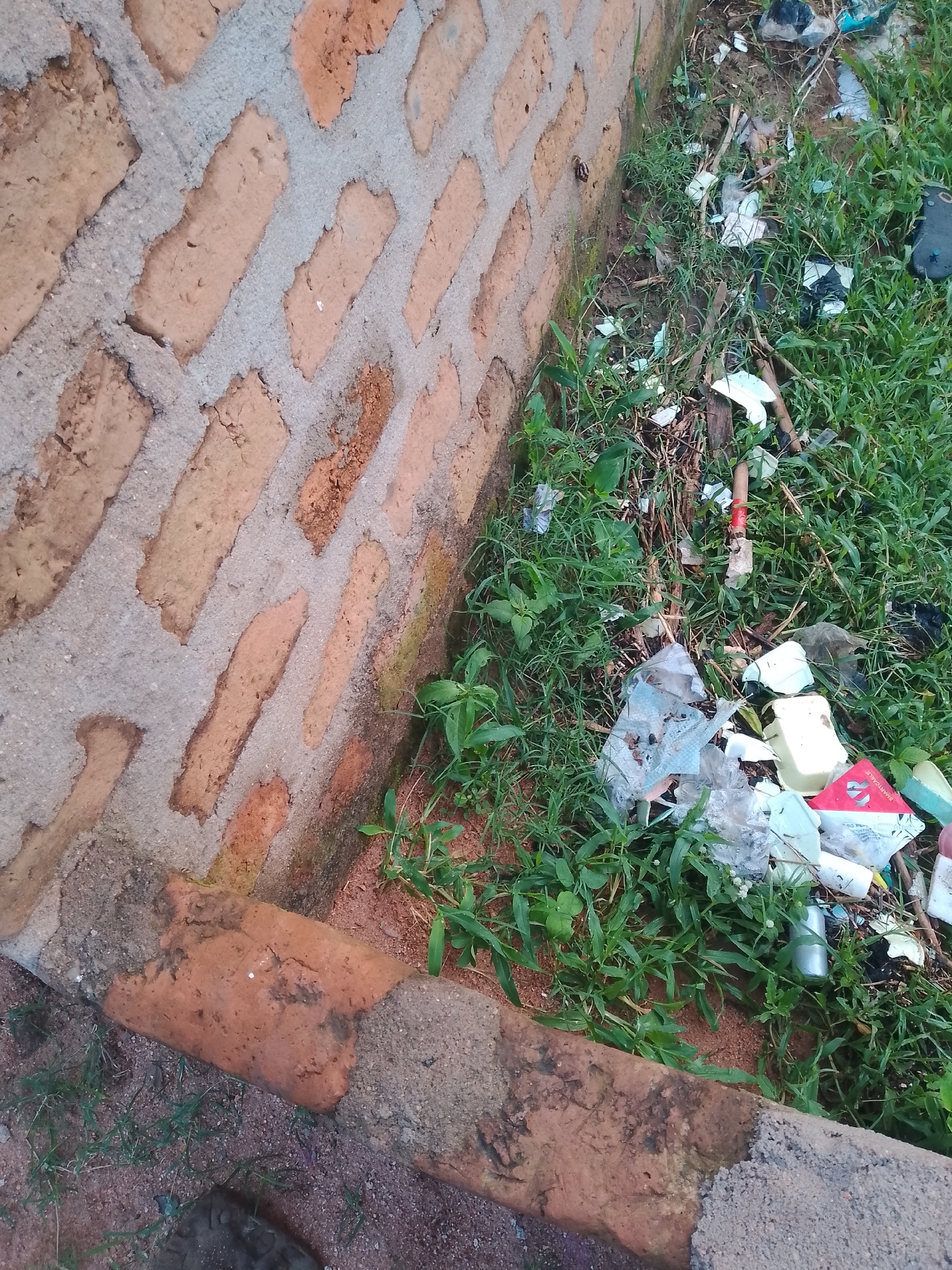 Jauro Yinu neighborhood: construction, flooding, and scattered daily life