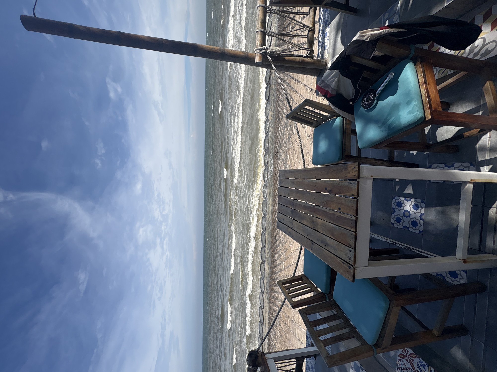 Beachfront café morning in Mũi Né, Vietnam