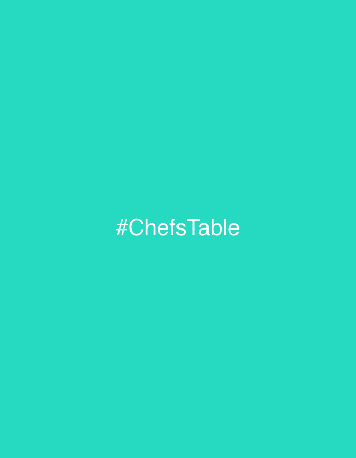 Social media hashtag #ChefsTable captured in Russia