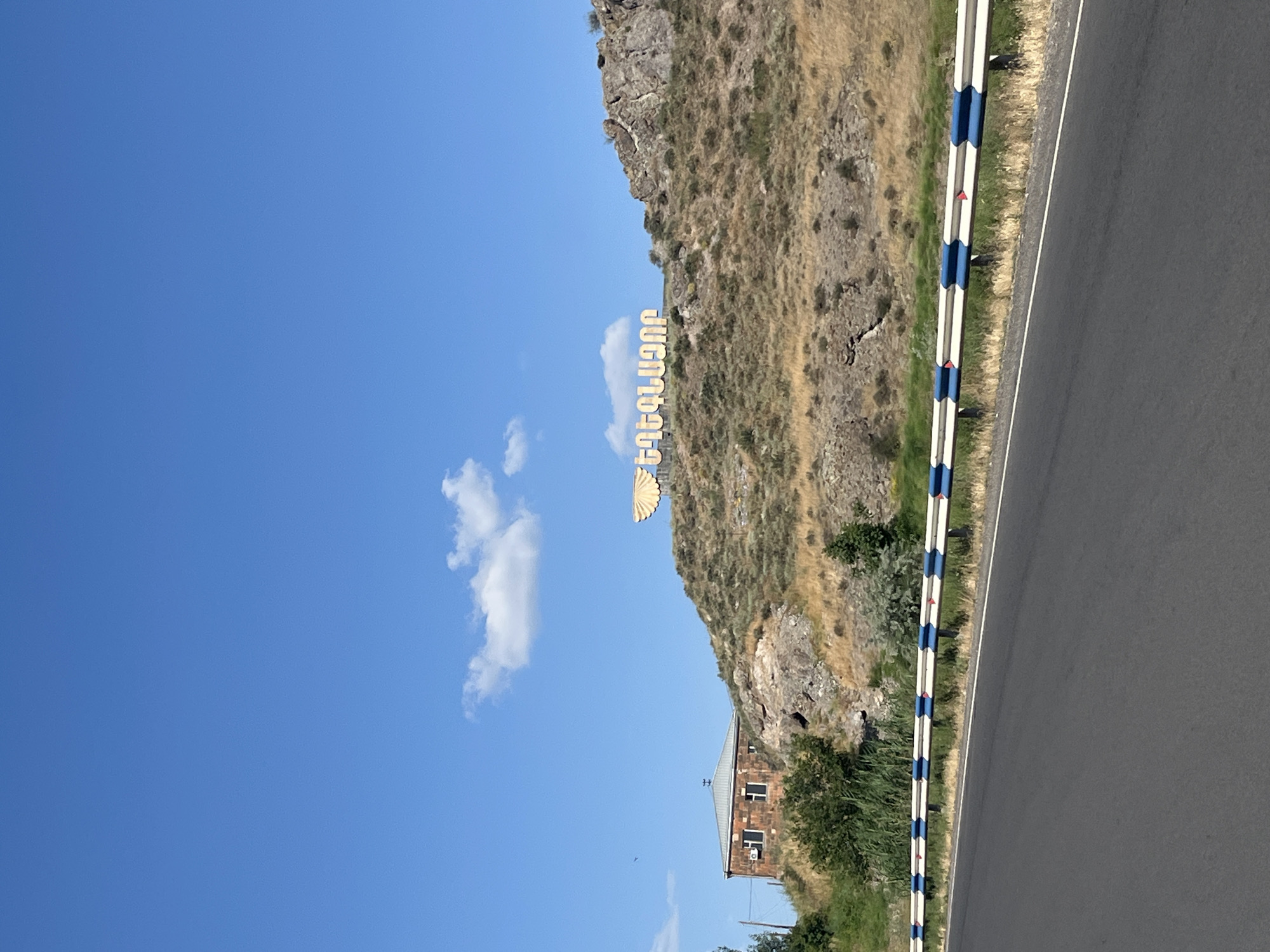 Roadside scenes through Gladzor's dry mountain landscape