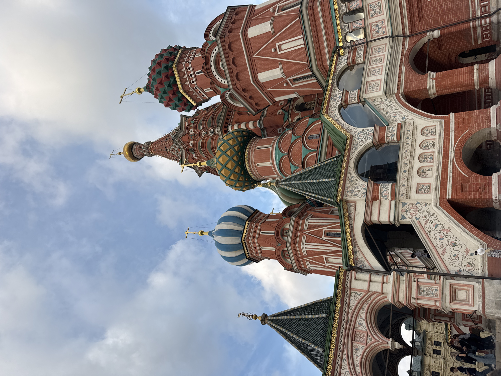 St. Basil's Cathedral shot from low angles, Moscow