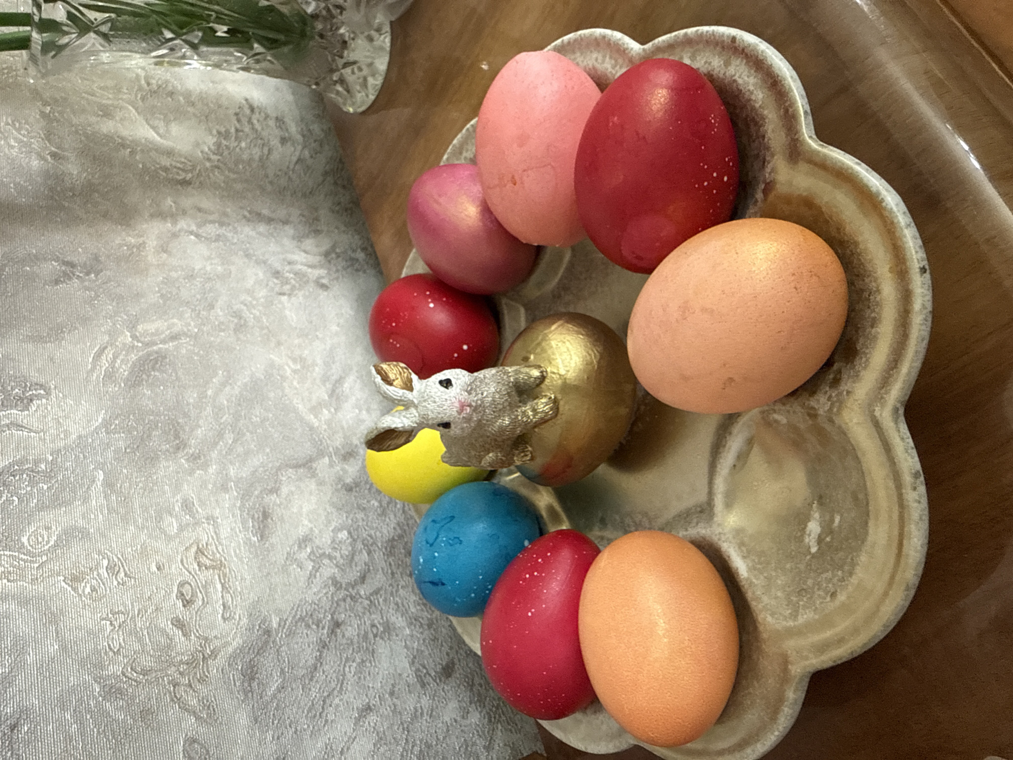 Easter table decorations documented in Akhalkalaki, Georgia