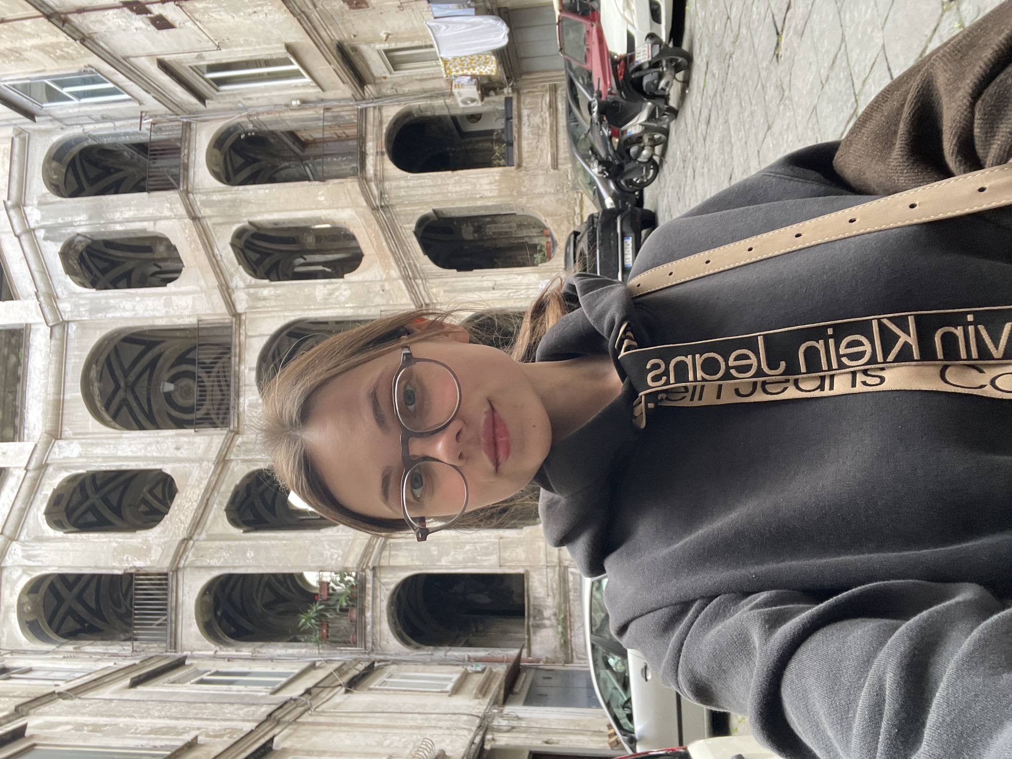 Tourist documents walking tour of Naples historic districts