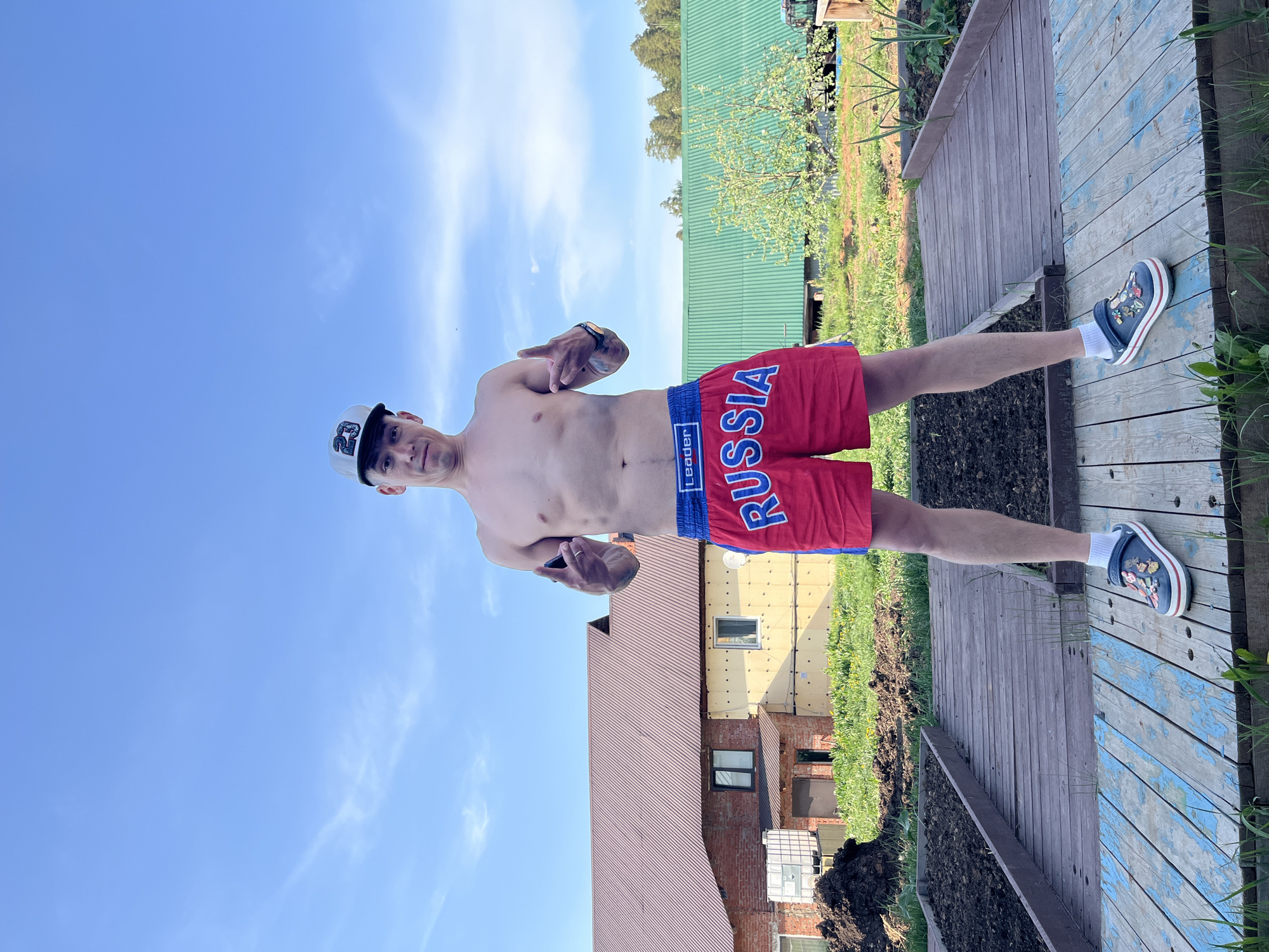 Swimmers pose for photos at outdoor location in Chaikovsky