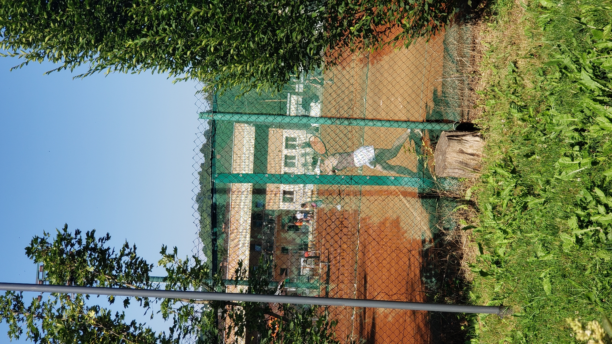 Summer morning activity along Prešov's Torysa River paths