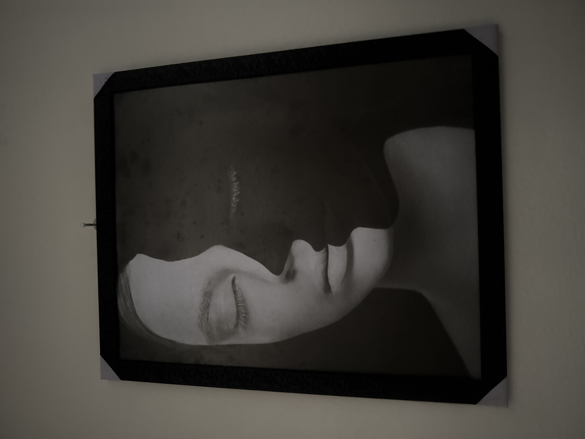 Framed portrait artwork observed on wall in Ihiagwa