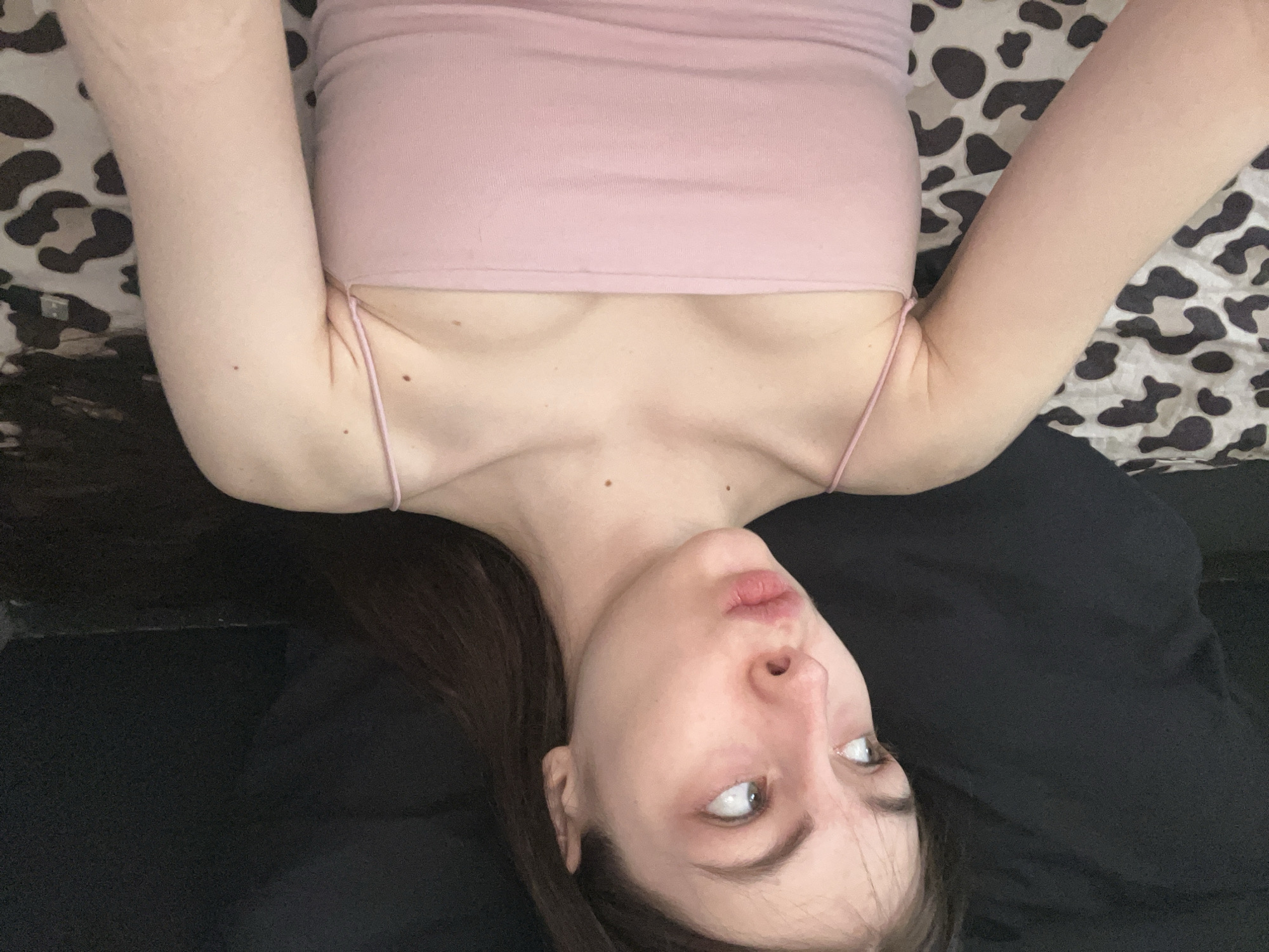 Woman photographed in indoor poses in Saint Petersburg