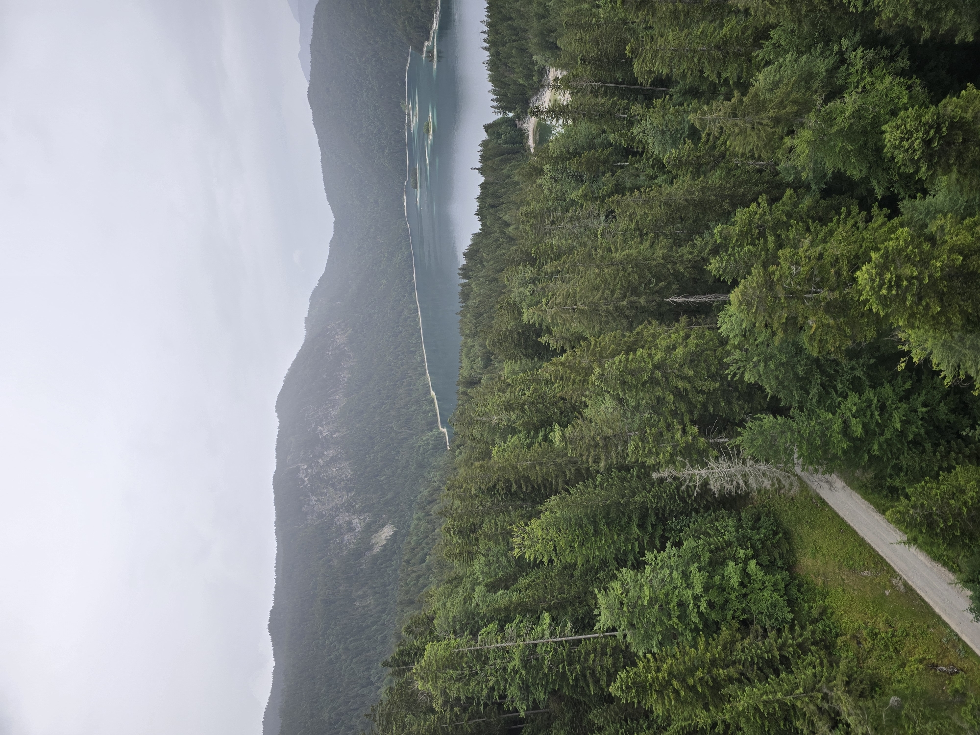 Exploring the Zugspitze cable car area on an overcast afternoon