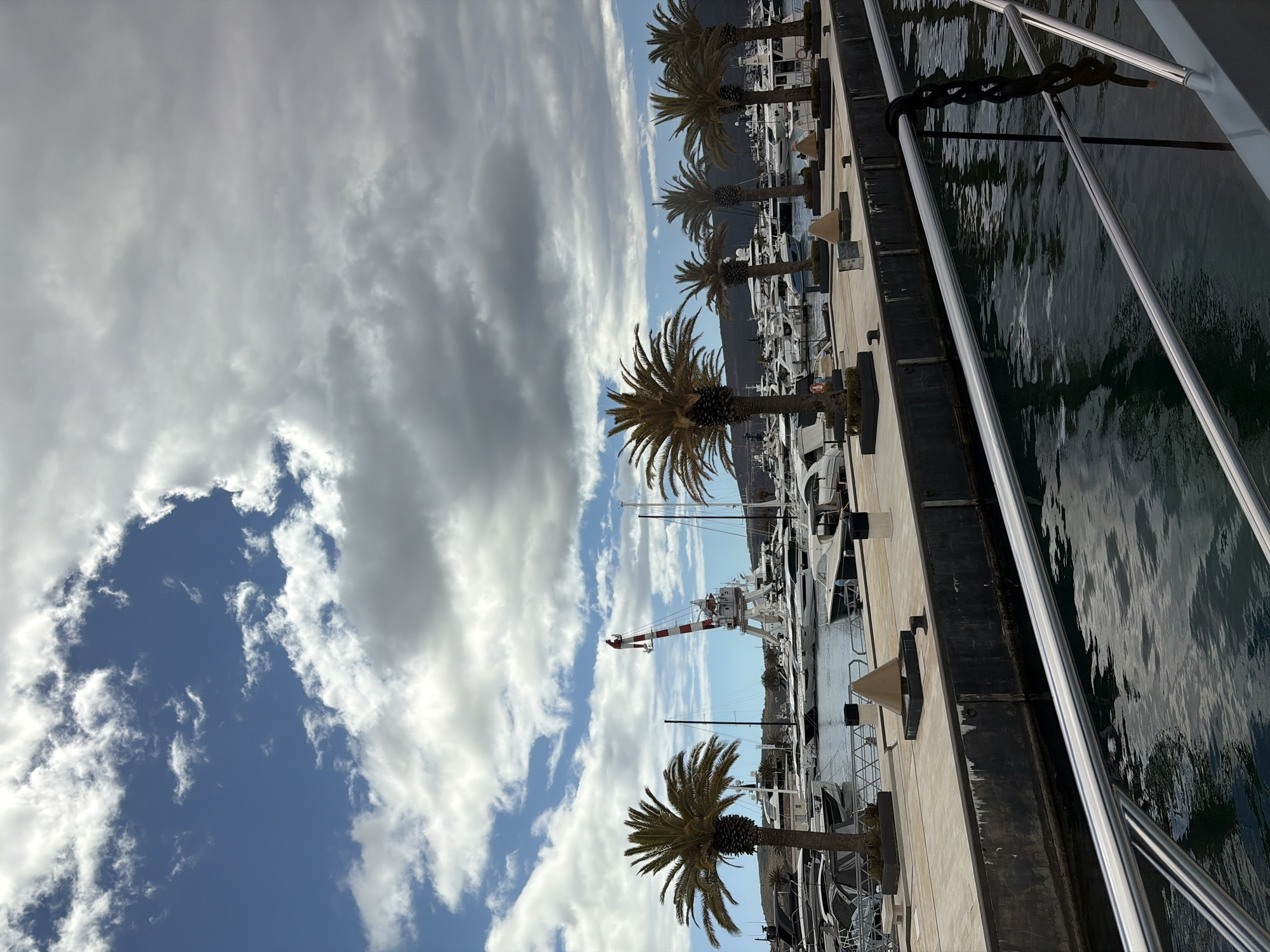Luxury yacht visit documented at Tivat marina, Montenegro