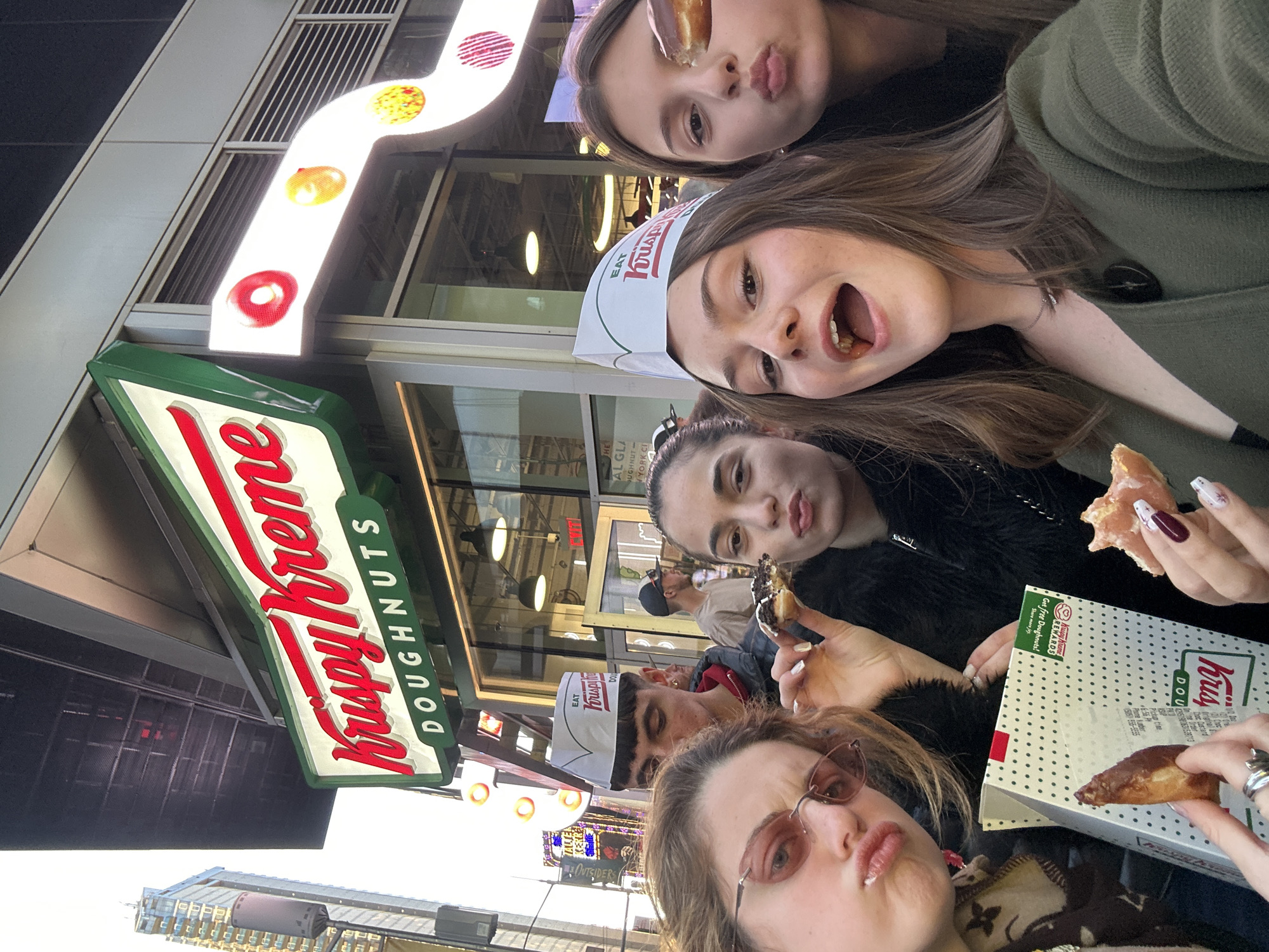Women photograph night out at NYC's Gallagher's Steak House