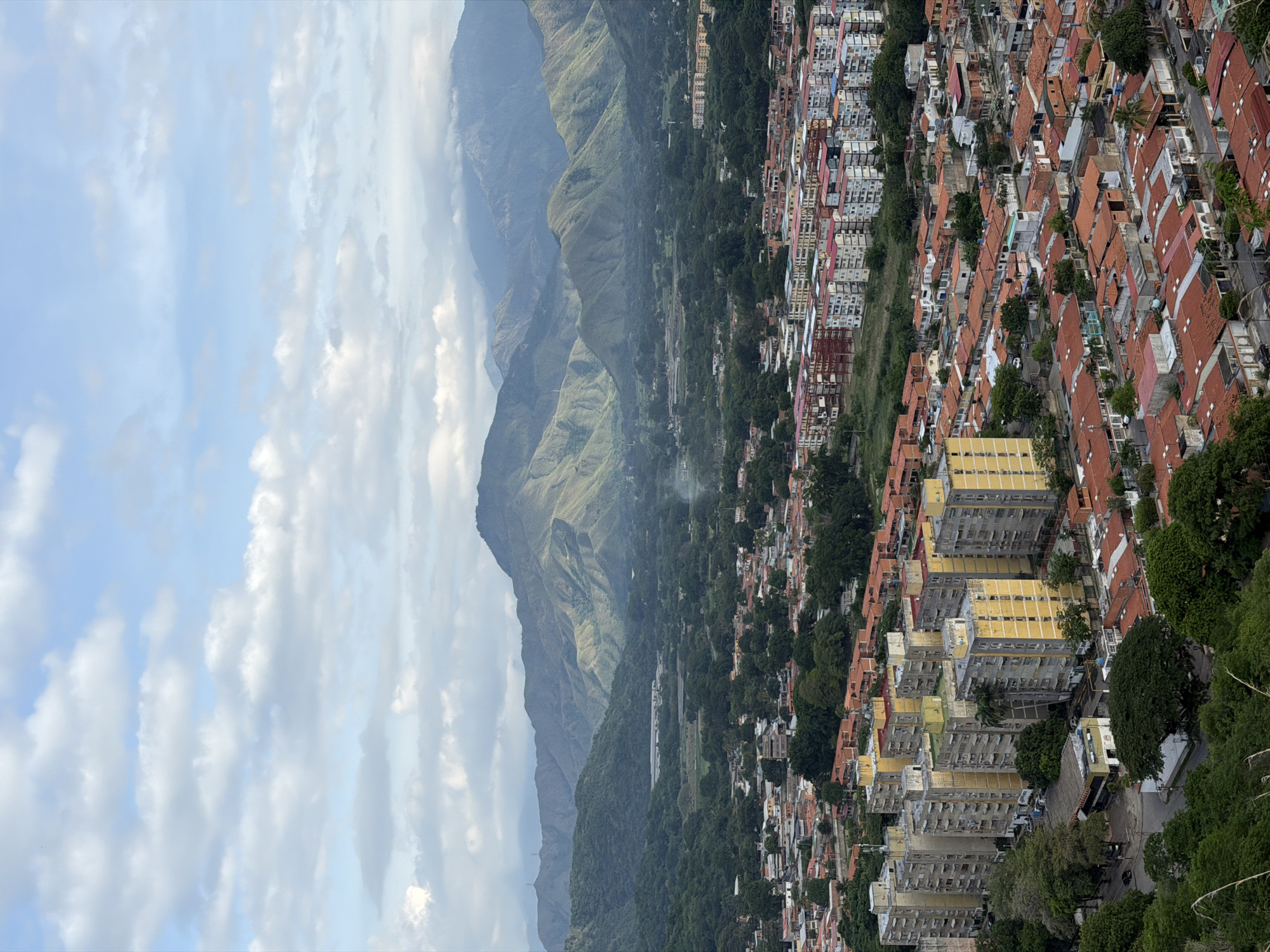 Urban landscape photographed in Turmero, Venezuela