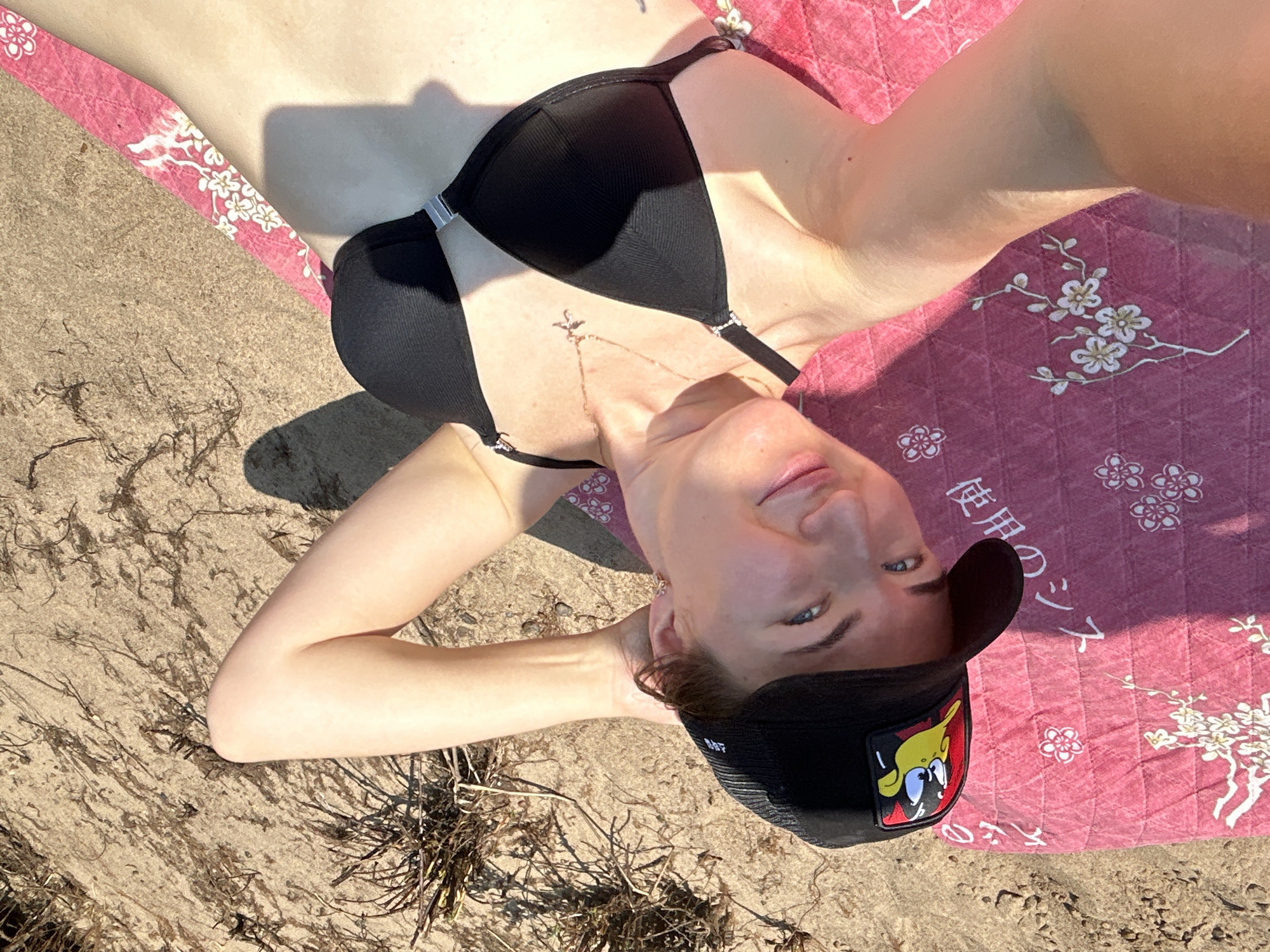 Lazy beach day and nature details in Chaikovsky, Russia