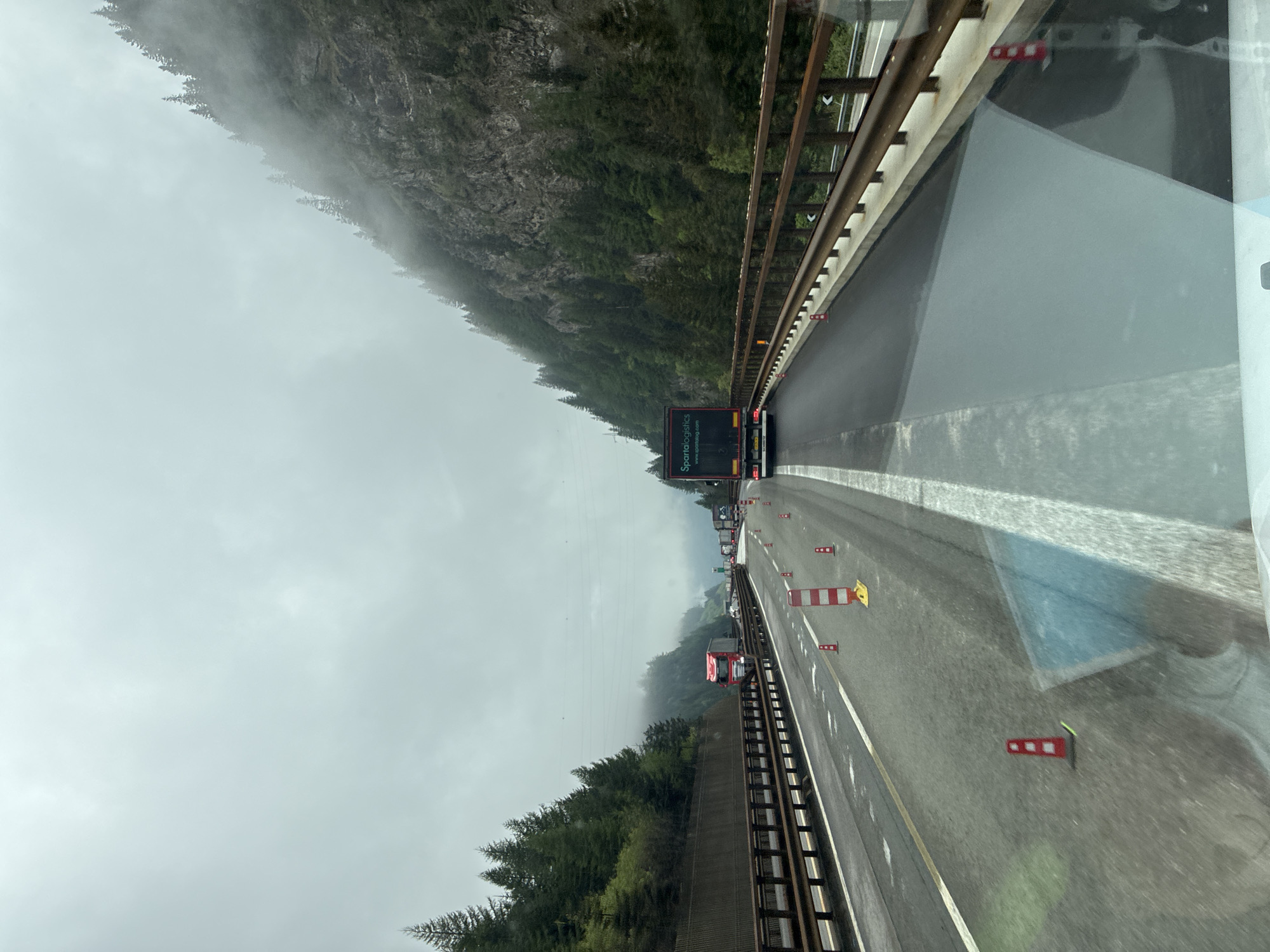 Traffic congestion reported on highway near Brenner-Brennero, Italy