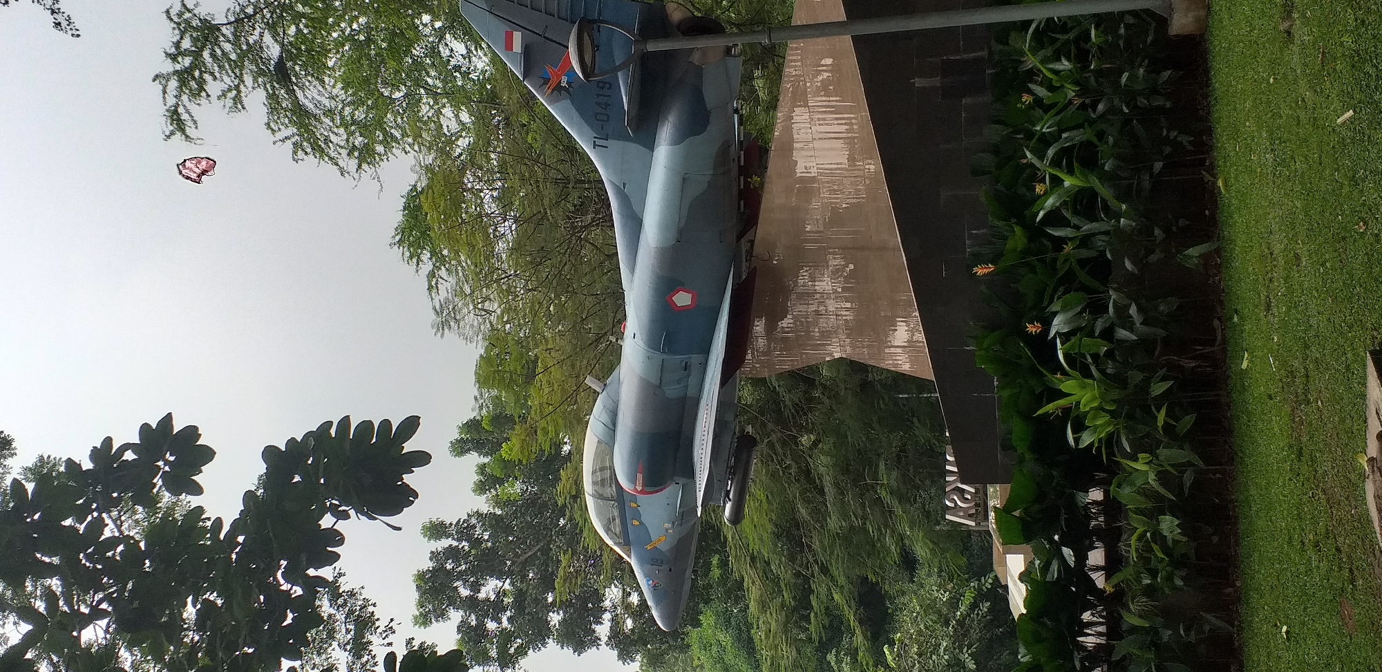 A-4 Skyhawk aircraft monument observed in South Jakarta park