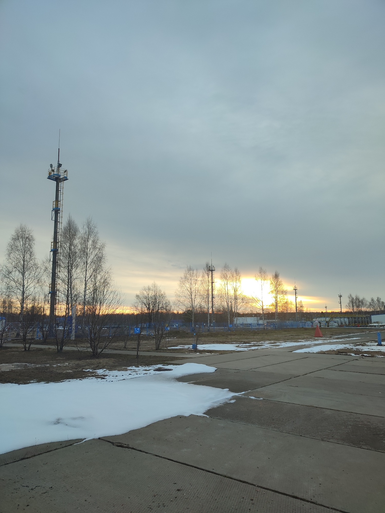 Witness captures changing sky conditions and landscape views