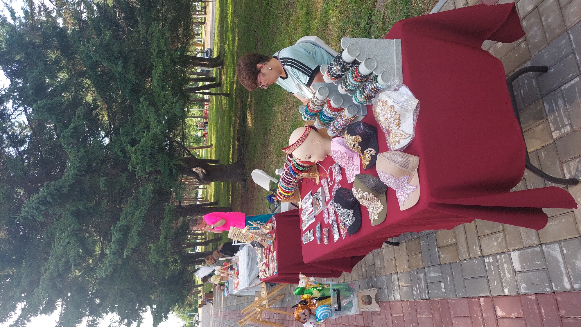 Handmade craft fair in a Komsomolsk-on-Amur park