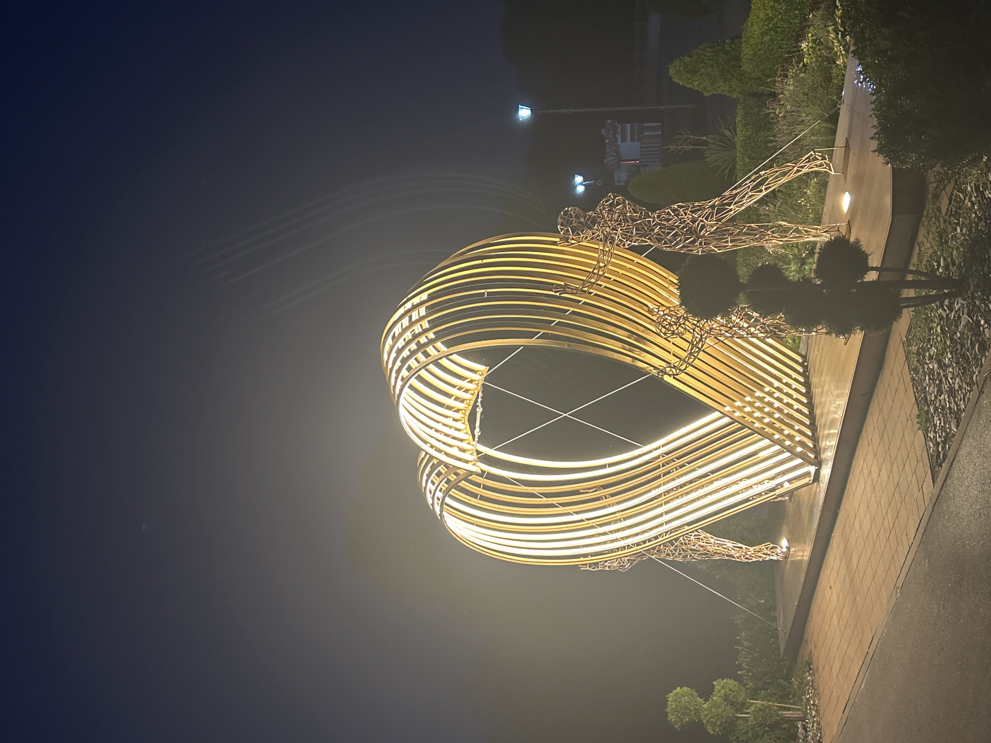 A night out exploring Brest's public art, cafés, and landmarks