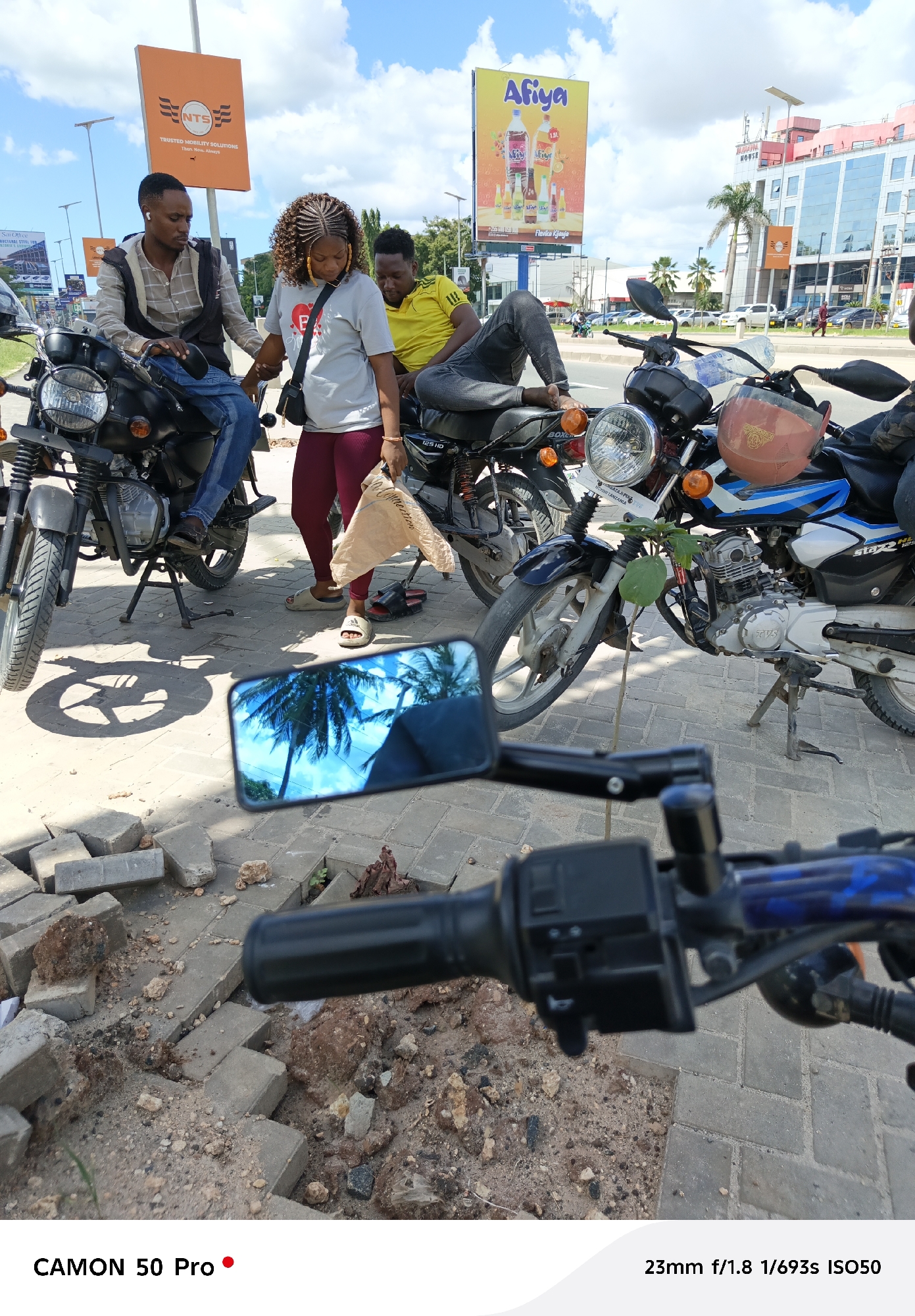 Morning street life documented in Dar es Salaam