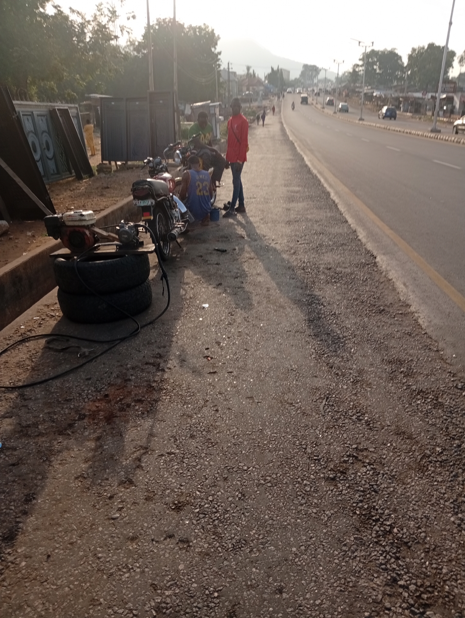Morning street life documented across Nigerian communities