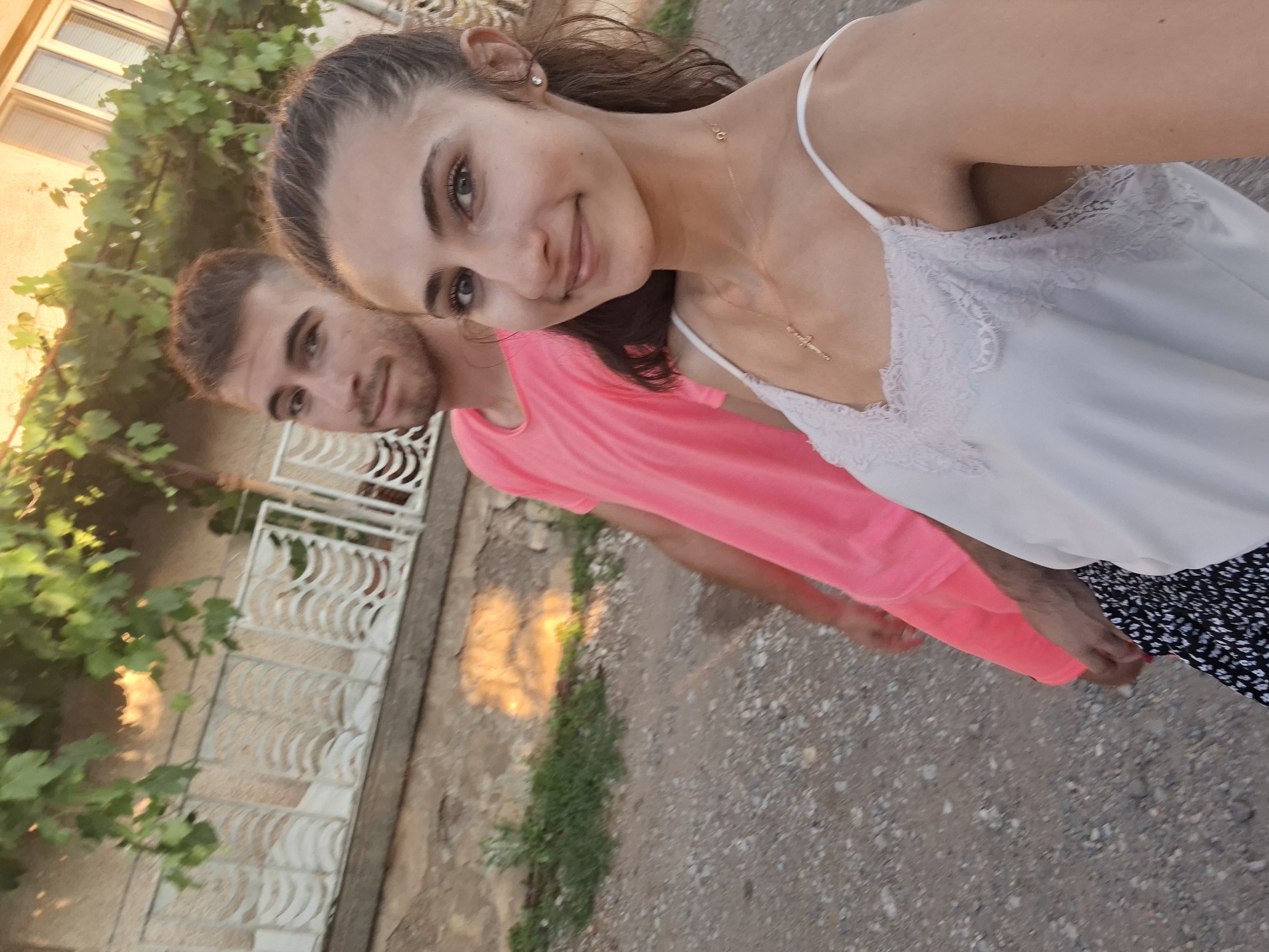 Afternoon hangout outside a rural house, ending at dusk