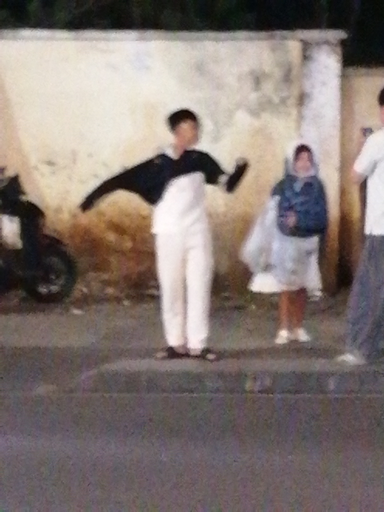 Night out on the streets of Da Lat, Vietnam
