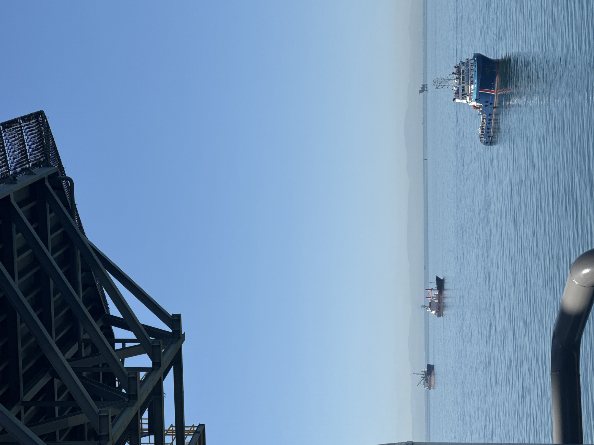Offshore industrial platform documented in Italian waters