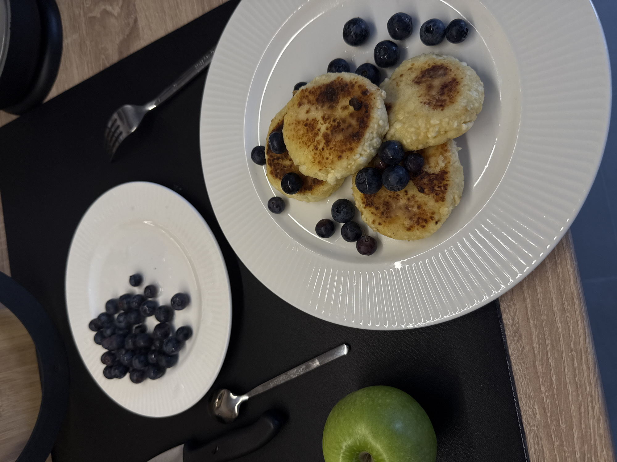 Moscow resident documents quiet morning breakfast and television viewing