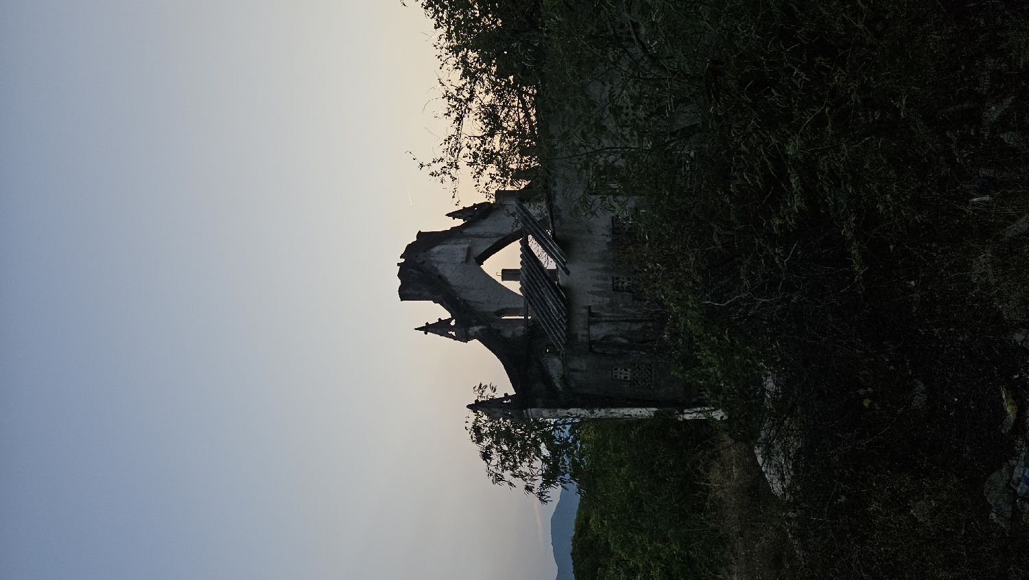 Dilapidated colonial building documented in Cam Ranh, Vietnam