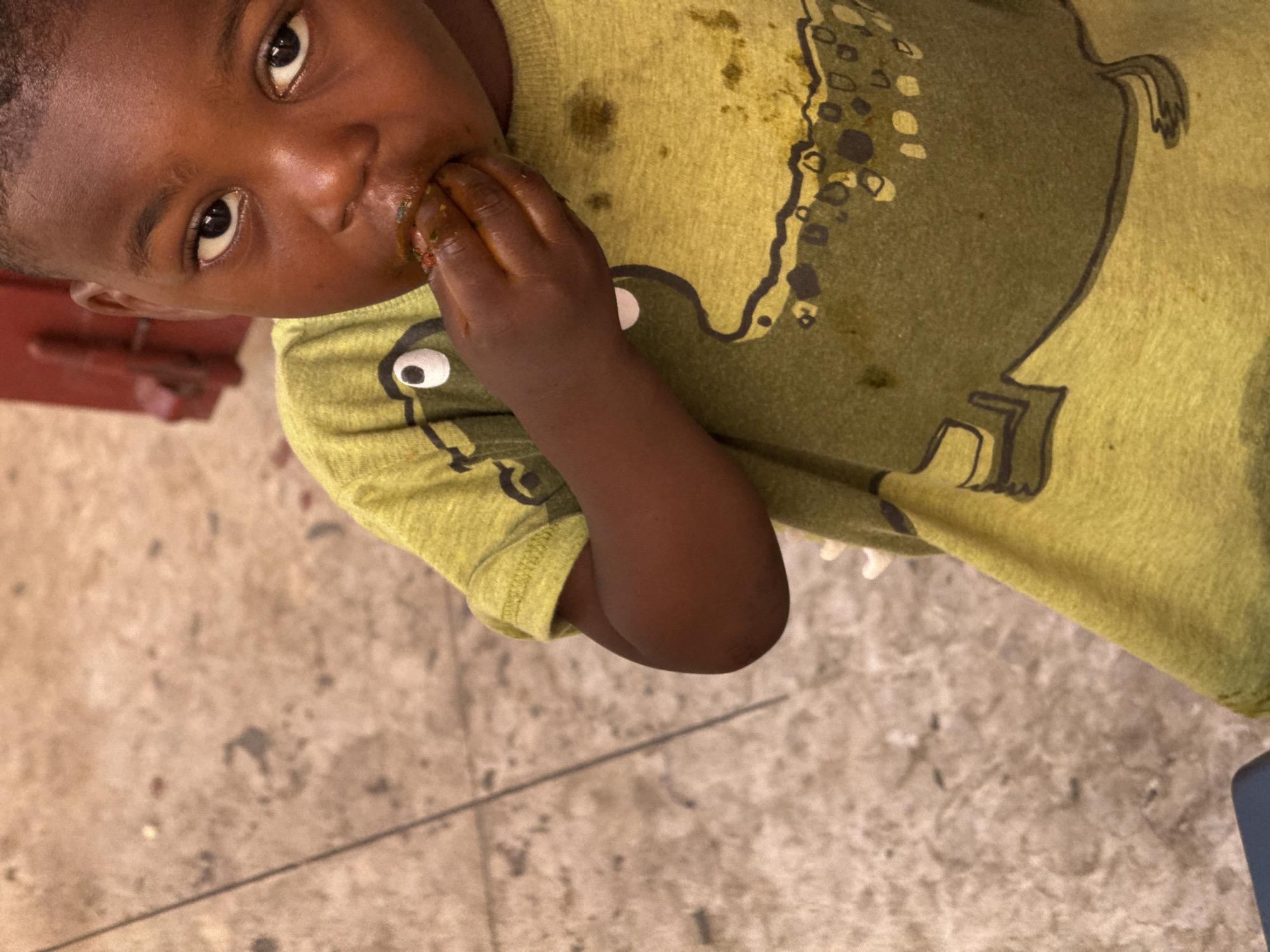 Family snack time captured by witnesses in Abuja