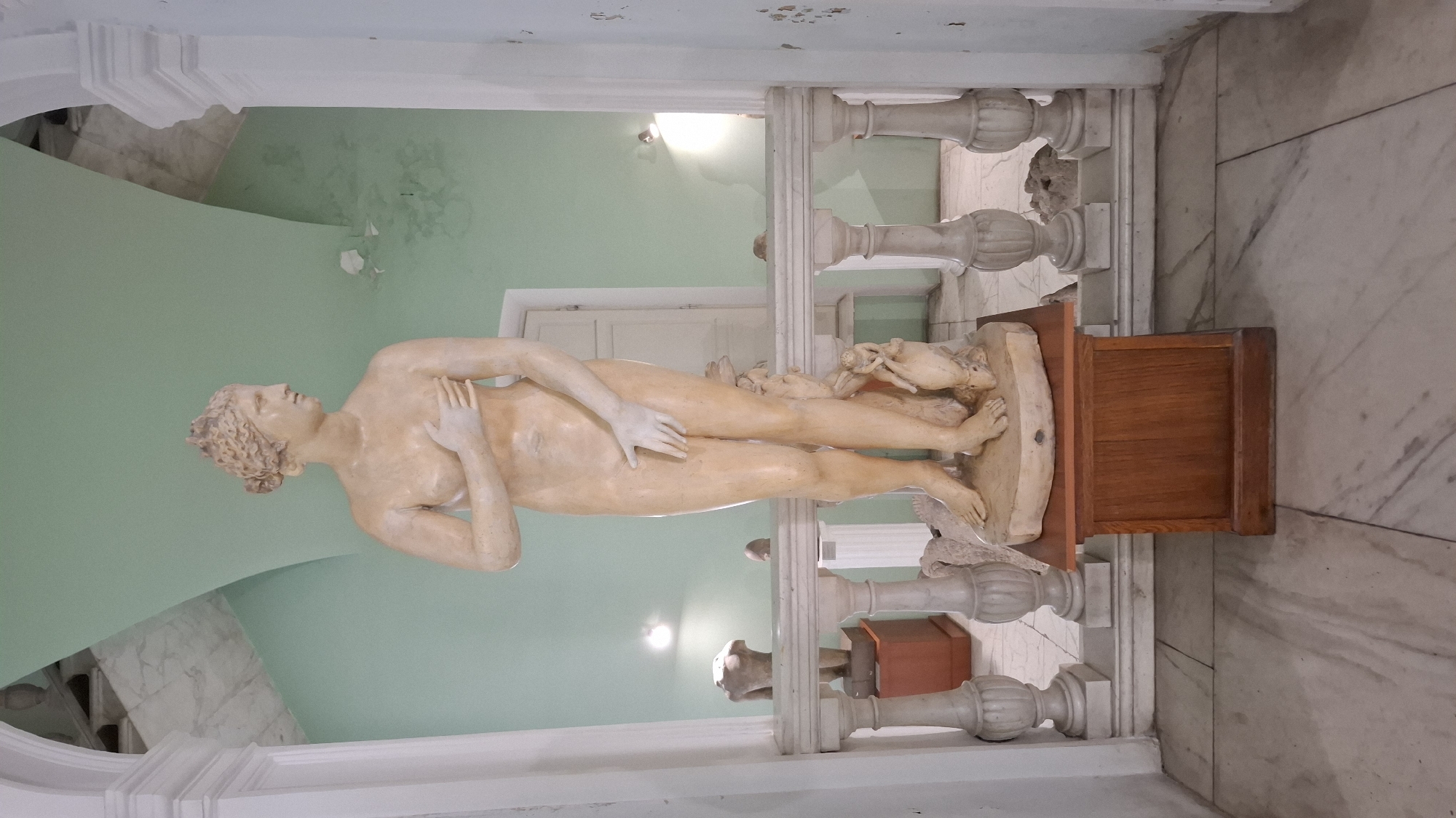 Ornate architecture, art, and street culture in a European city