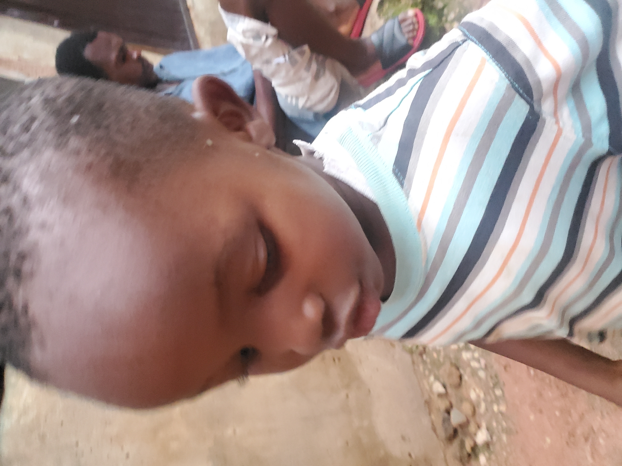 Quiet afternoon hangout in a Jos, Nigeria backyard