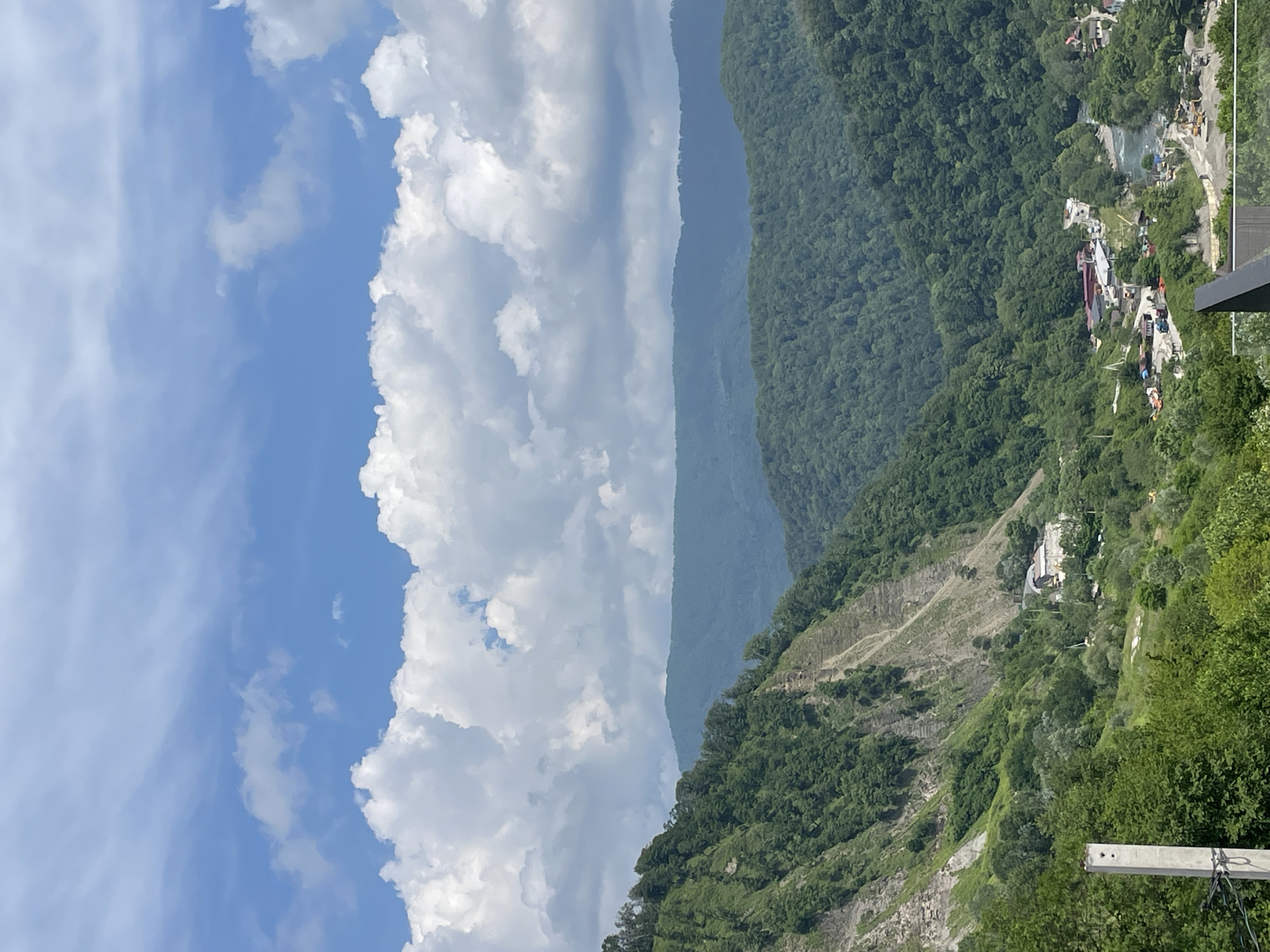 Morning snapshots captured across mountainous Baranovka, Russia