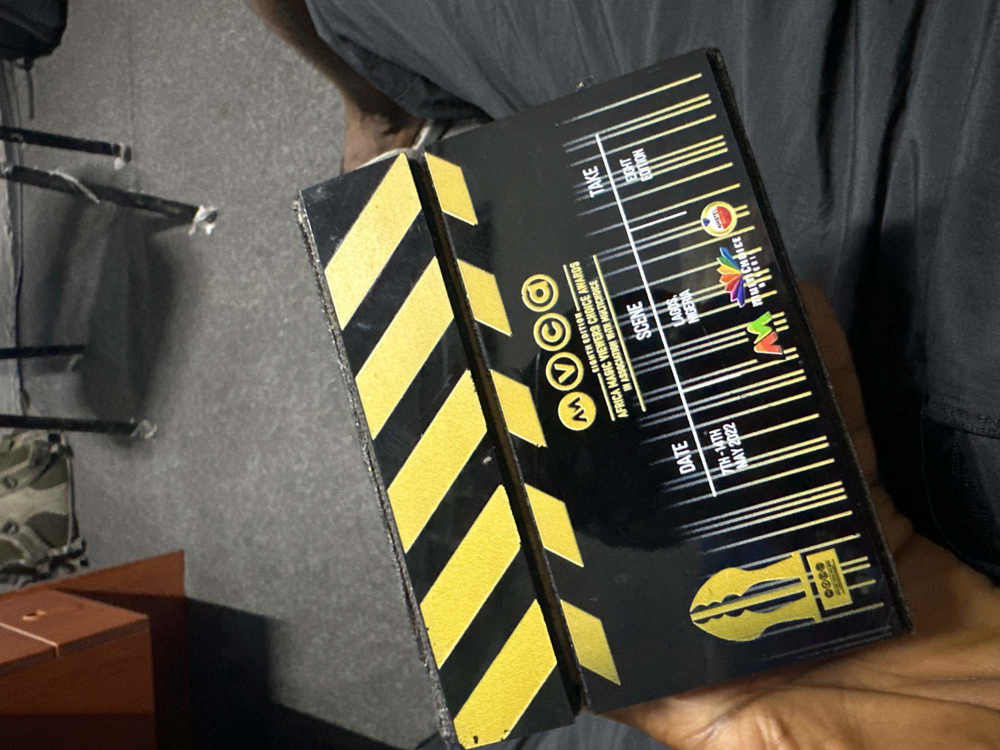 Film crew documents Africa Magic Awards production in Lagos