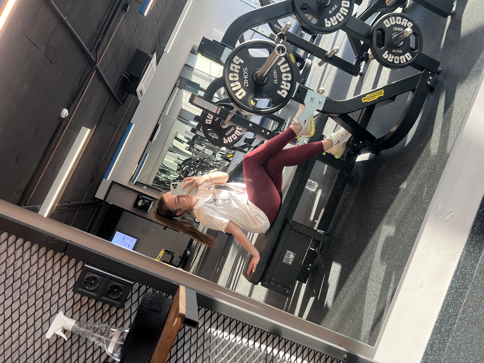 Afternoon workout session documented at Plovdiv gym