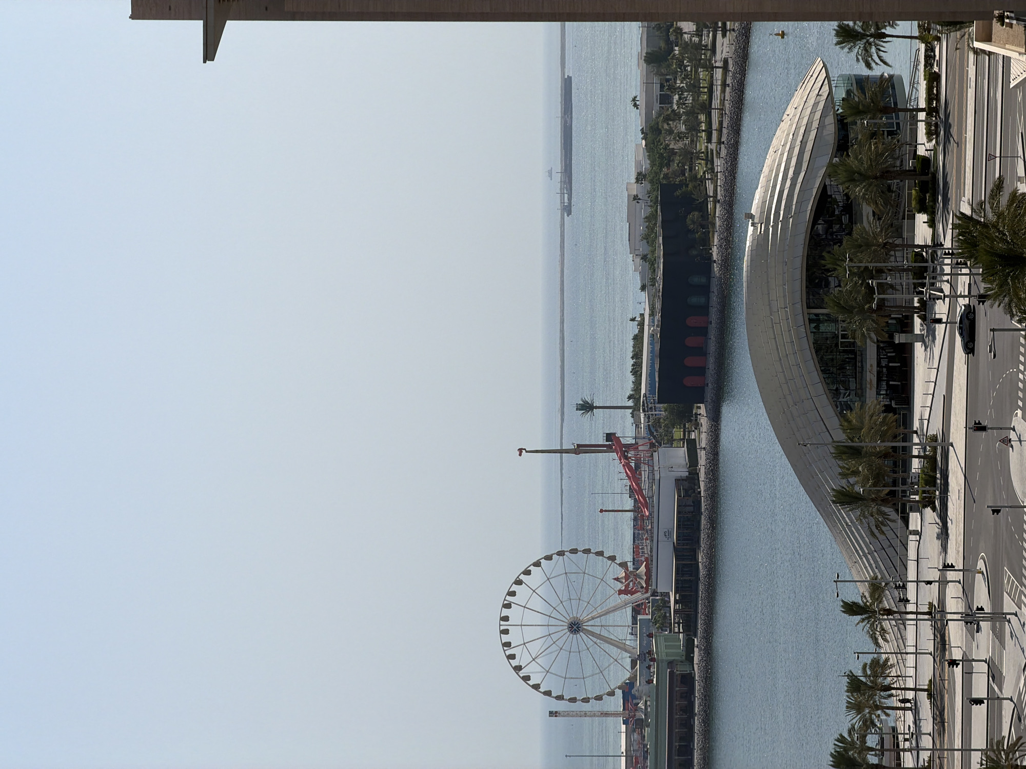 Lusail waterfront and open sky, Qatar