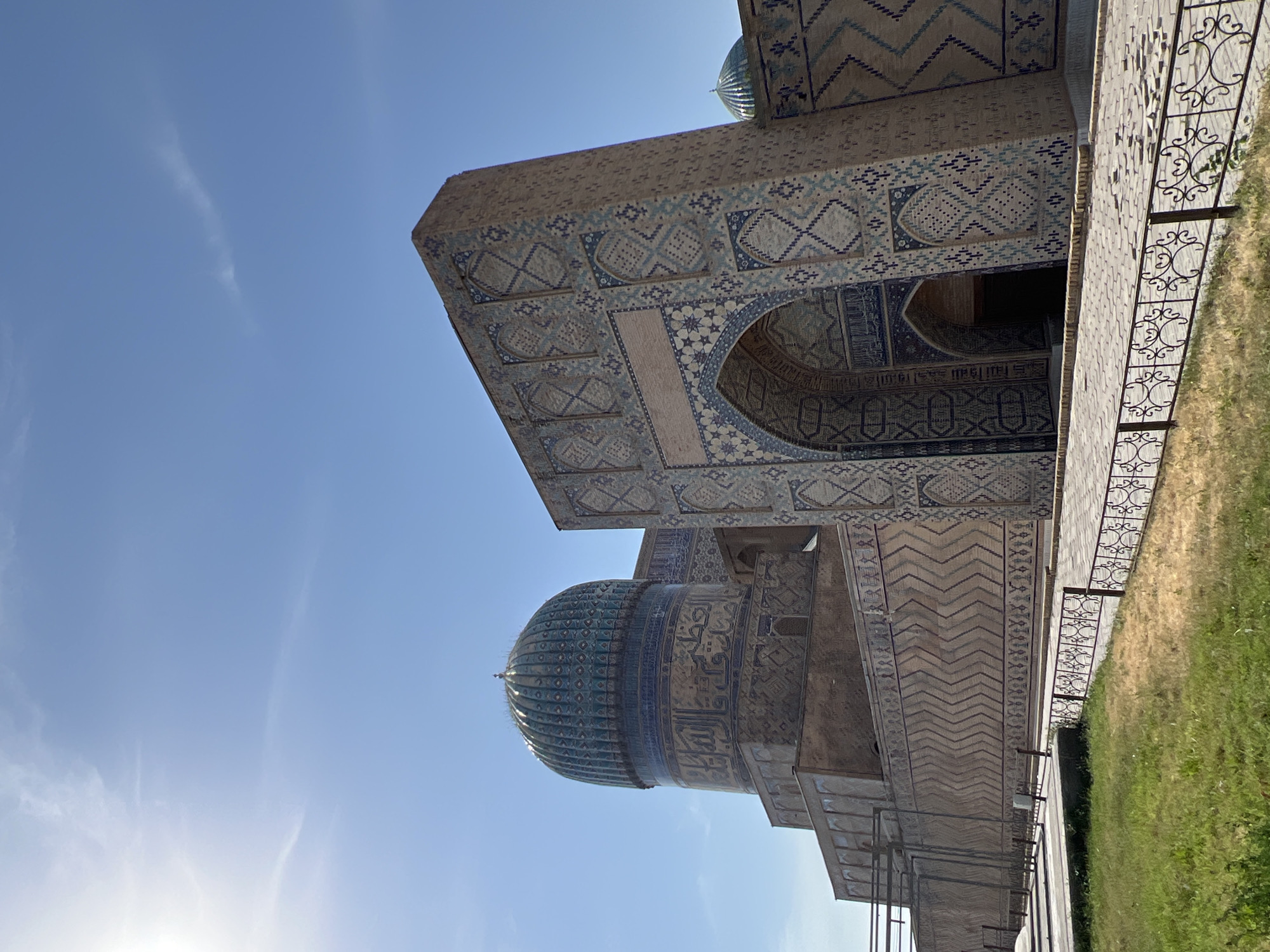 Morning at Bibi-Khanym Mosque, Samarkand