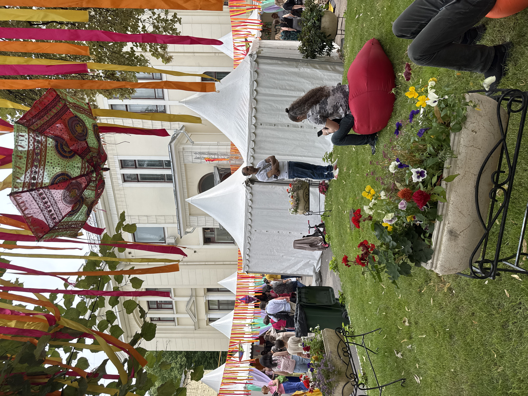 Russian folk festival in full swing at a Moscow park