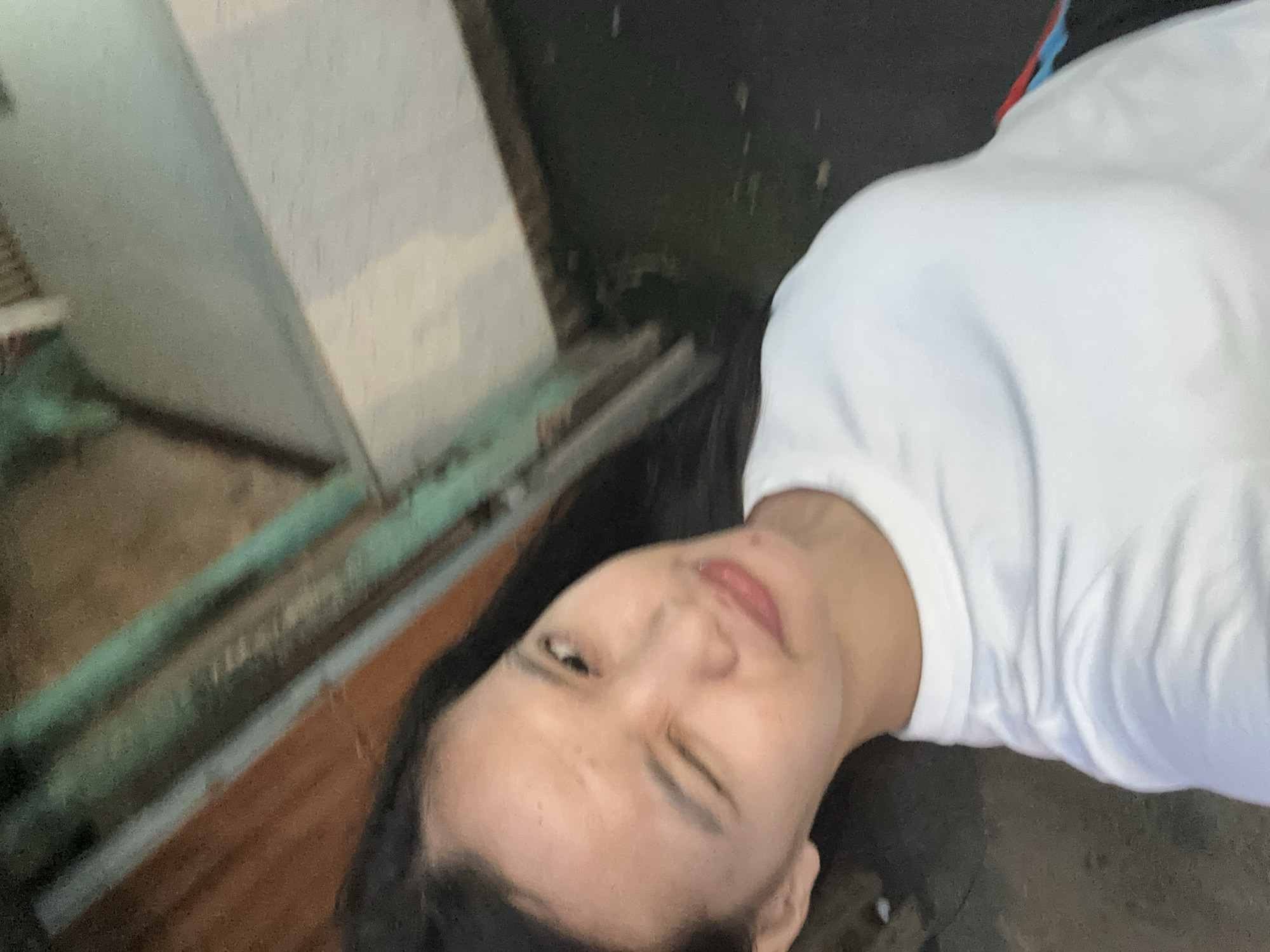 Evening stroll documented through selfies and street scenes in Davao