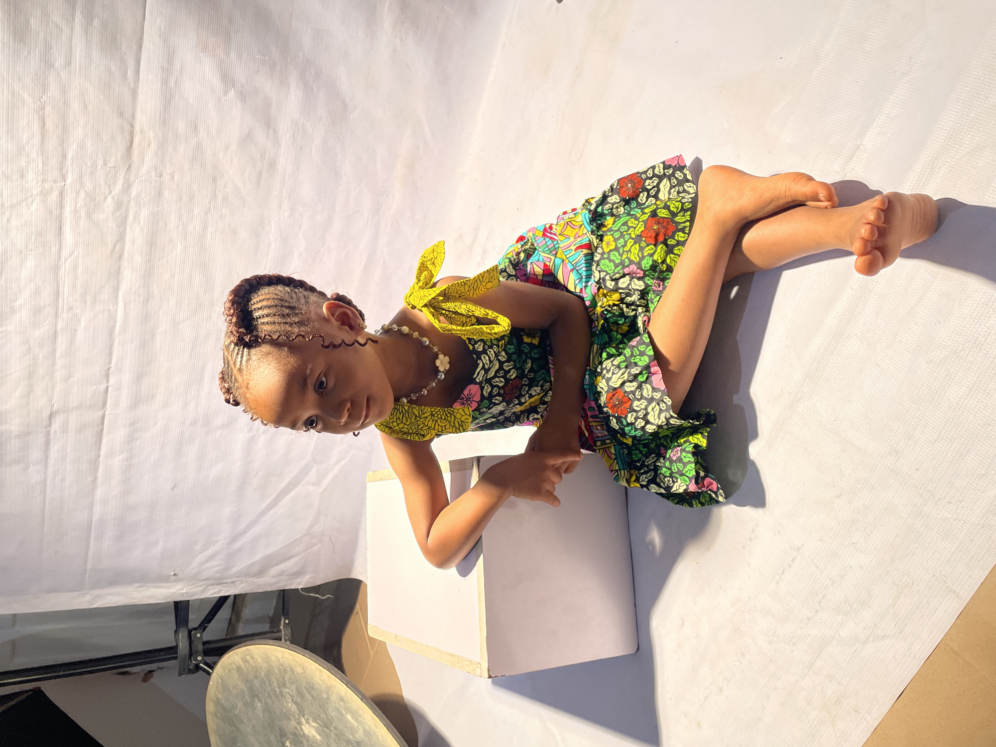 Children's portrait session captured at Jos photography studio
