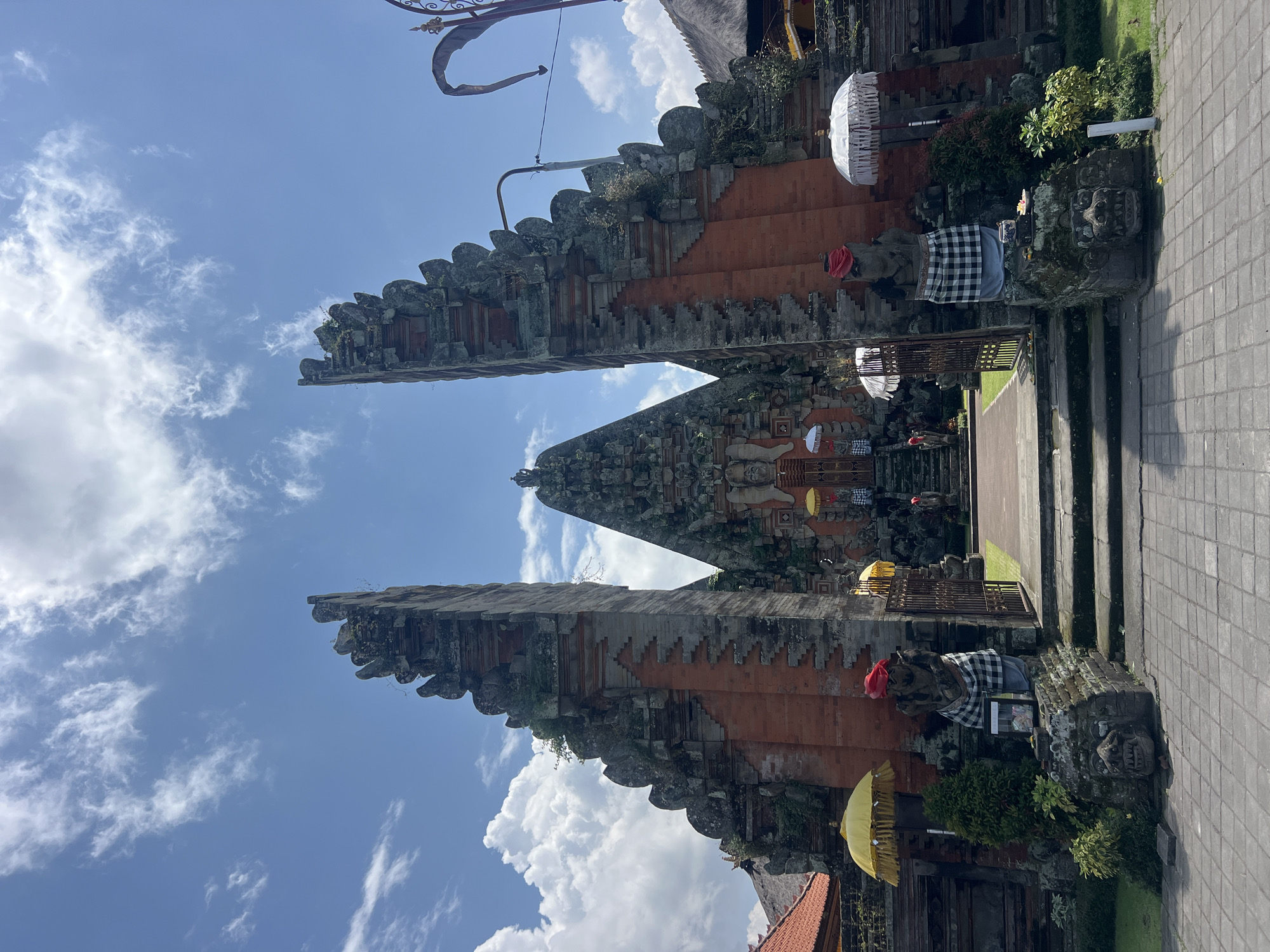 Traditional Balinese Hindu temple entrance documented in Sukawati
