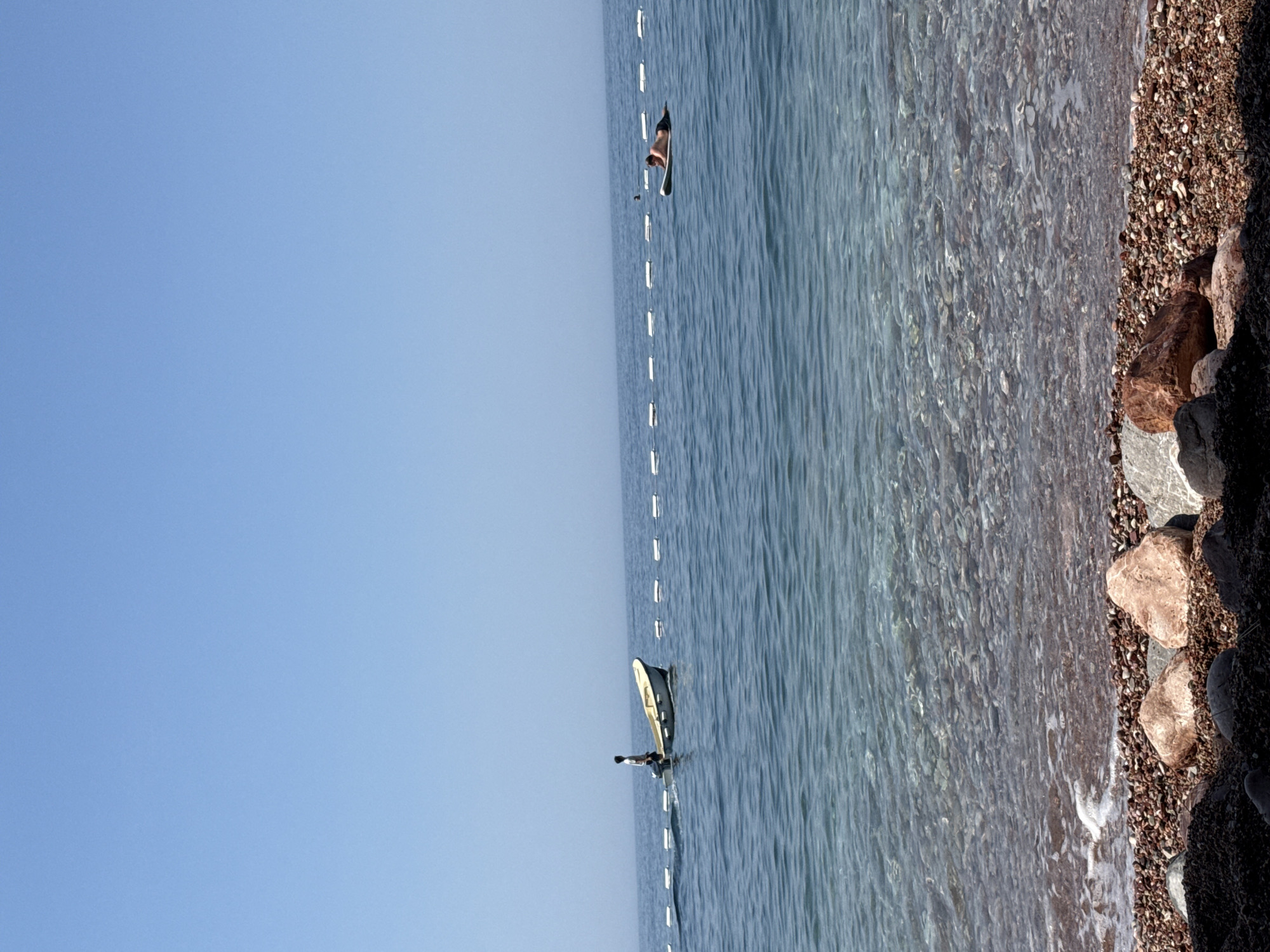 Water sports and coastal views around Budva, Montenegro
